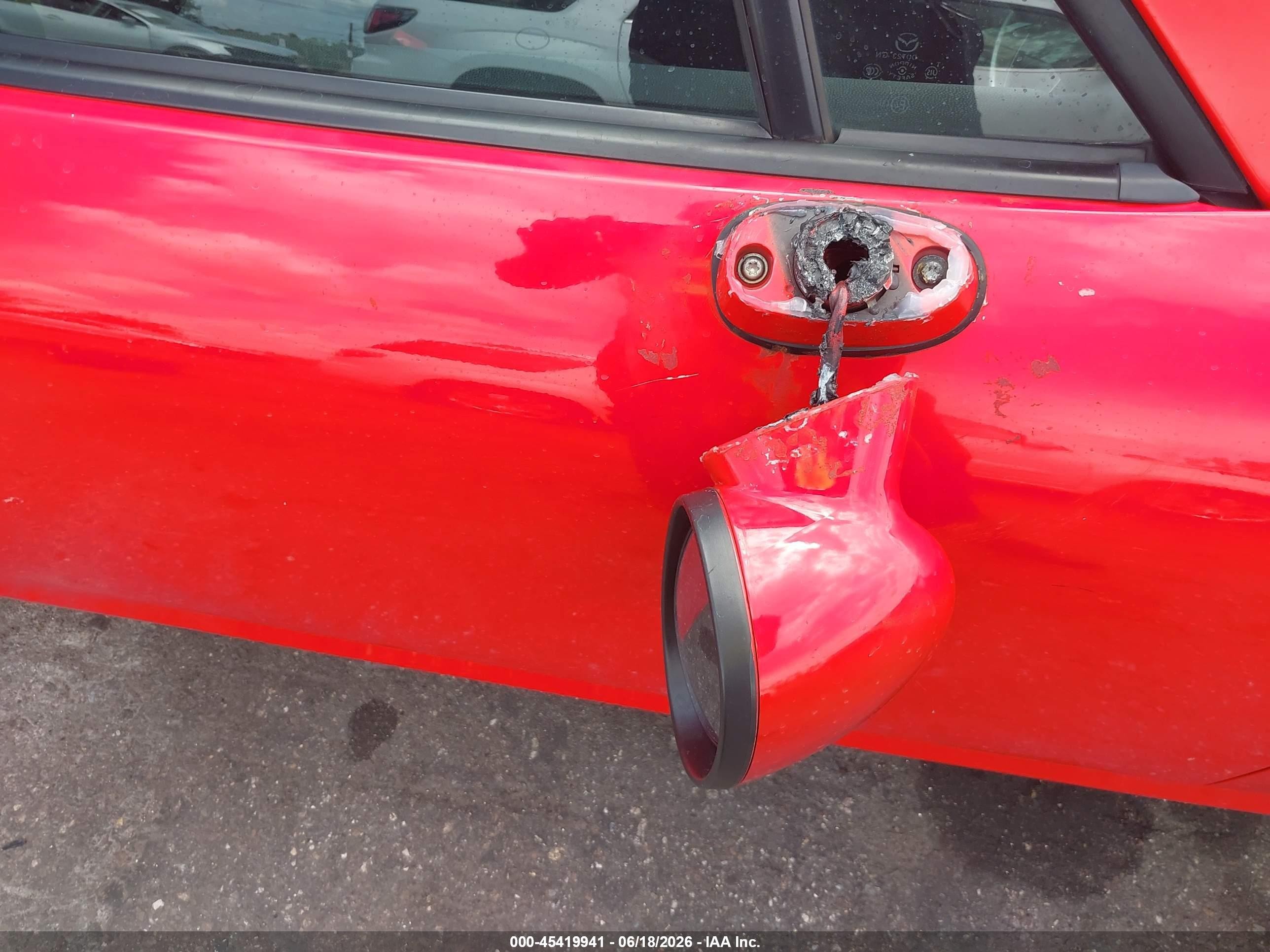2011 Mazda Mx-5 Miata Grand Touring Red vin: JM1NC2PF5B0216402