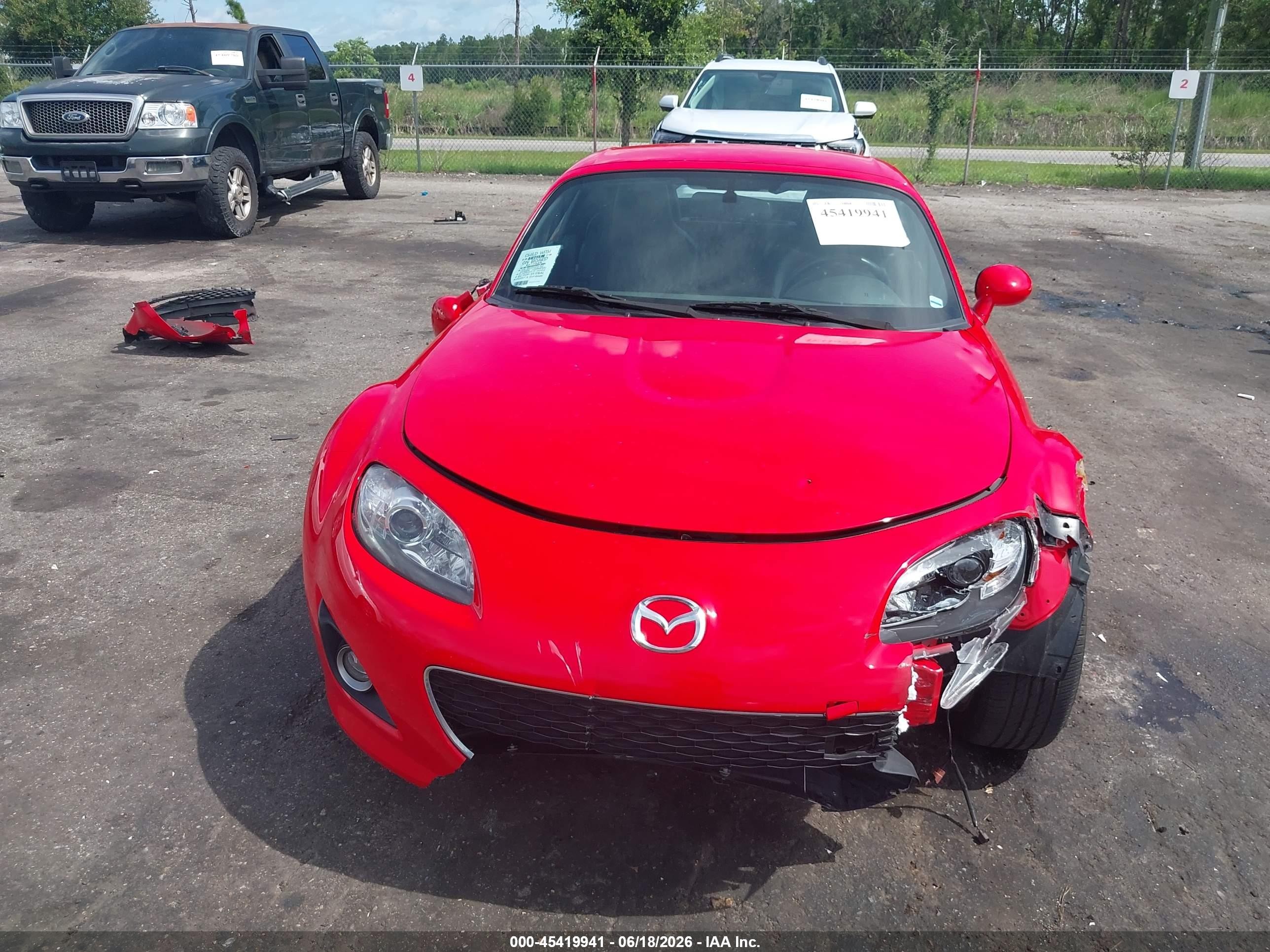 2011 Mazda Mx-5 Miata Grand Touring Red vin: JM1NC2PF5B0216402