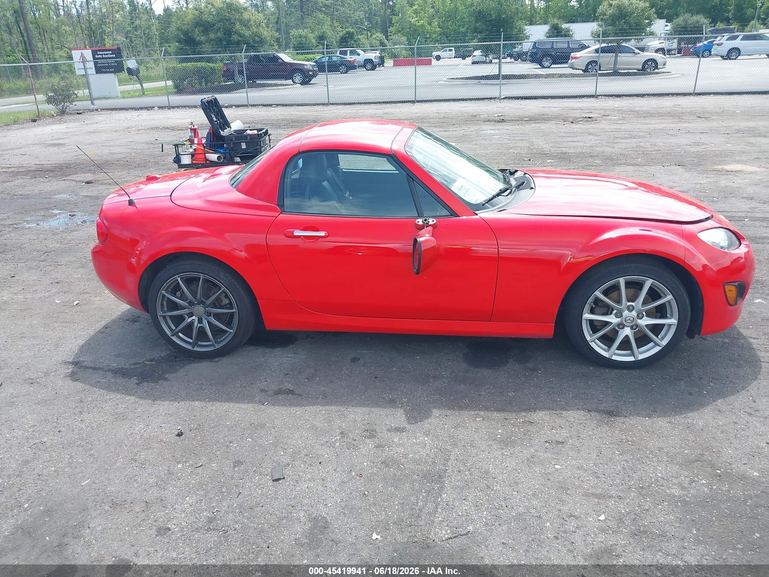 2011 Mazda Mx-5 Miata Grand Touring Red vin: JM1NC2PF5B0216402