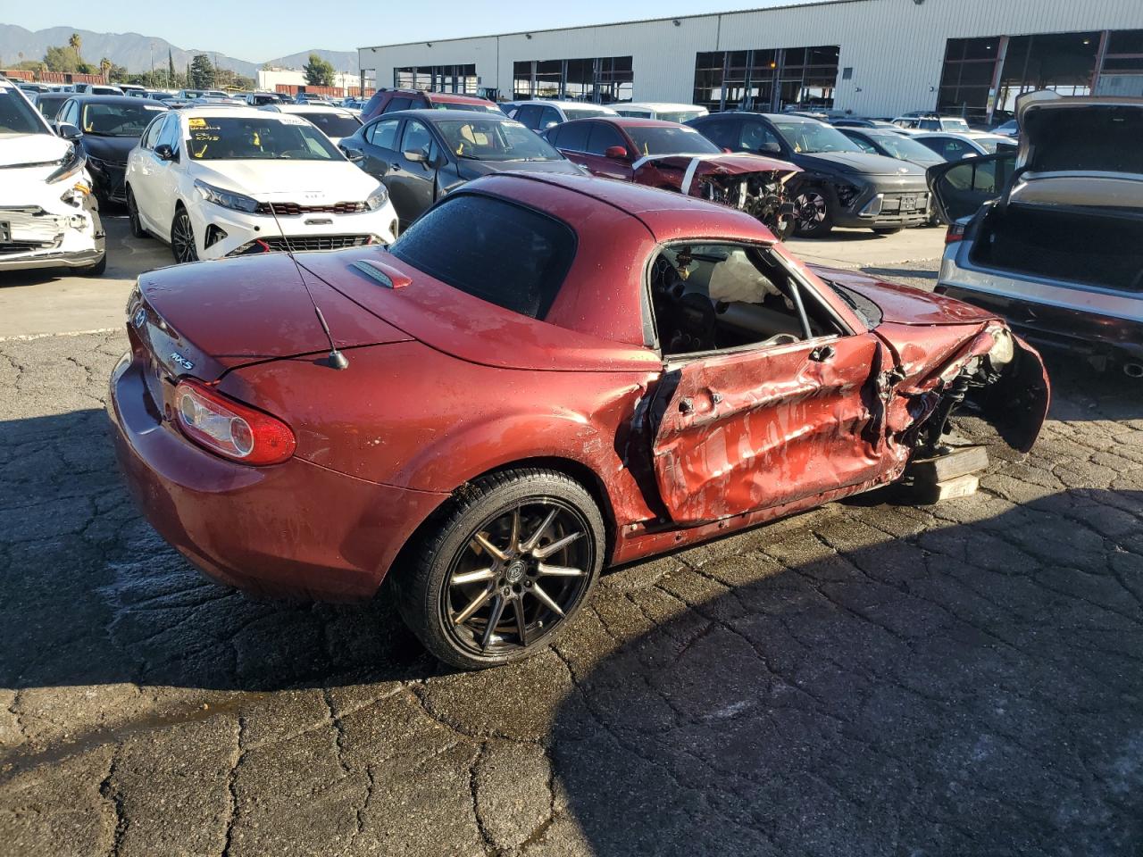 2012 Mazda Mx-5 Miata Red vin: JM1NC2PF5C0221200