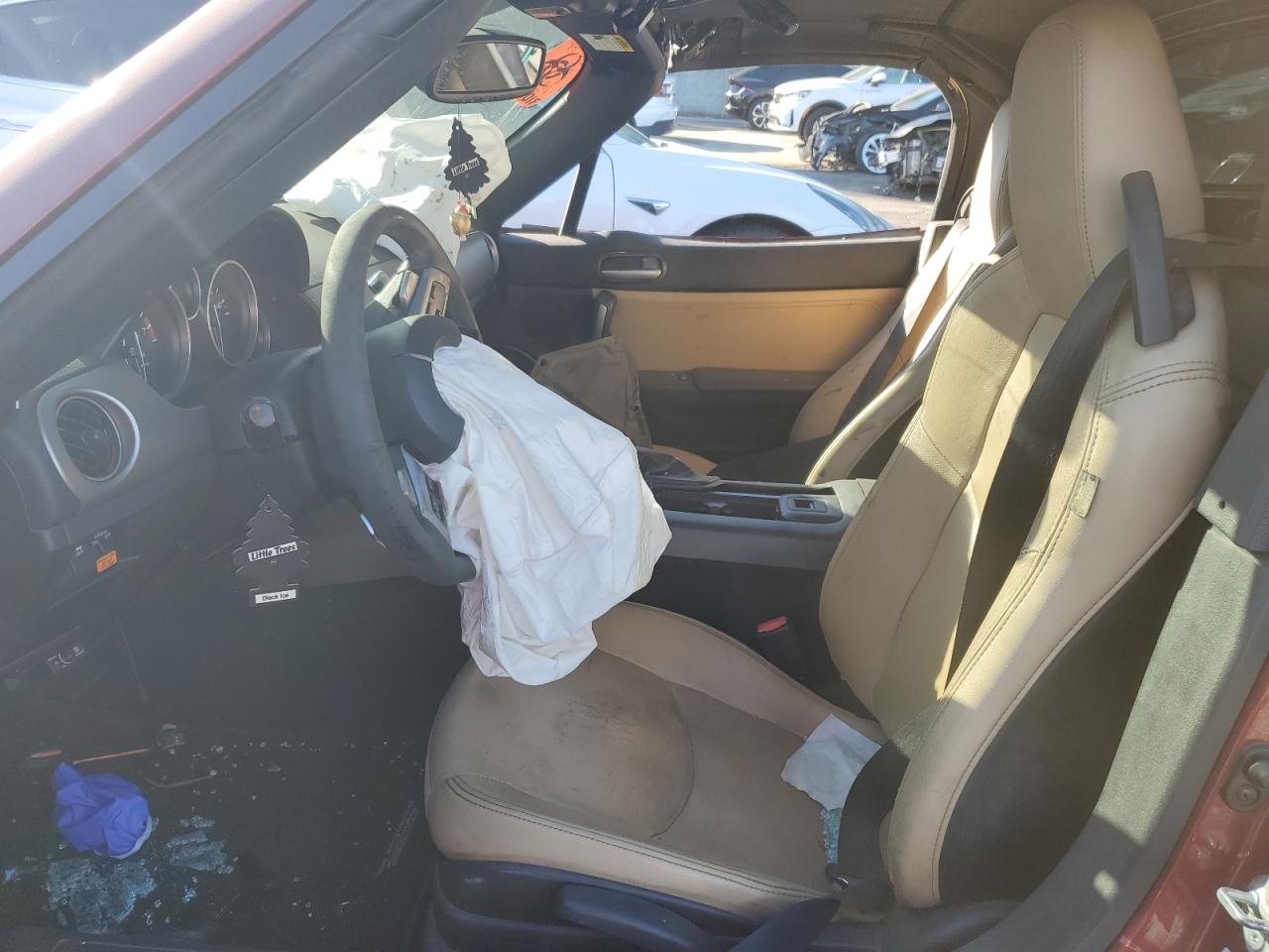 2012 Mazda Mx-5 Miata Red vin: JM1NC2PF5C0221200 Damage: Windshield, Broken, Replacement Required