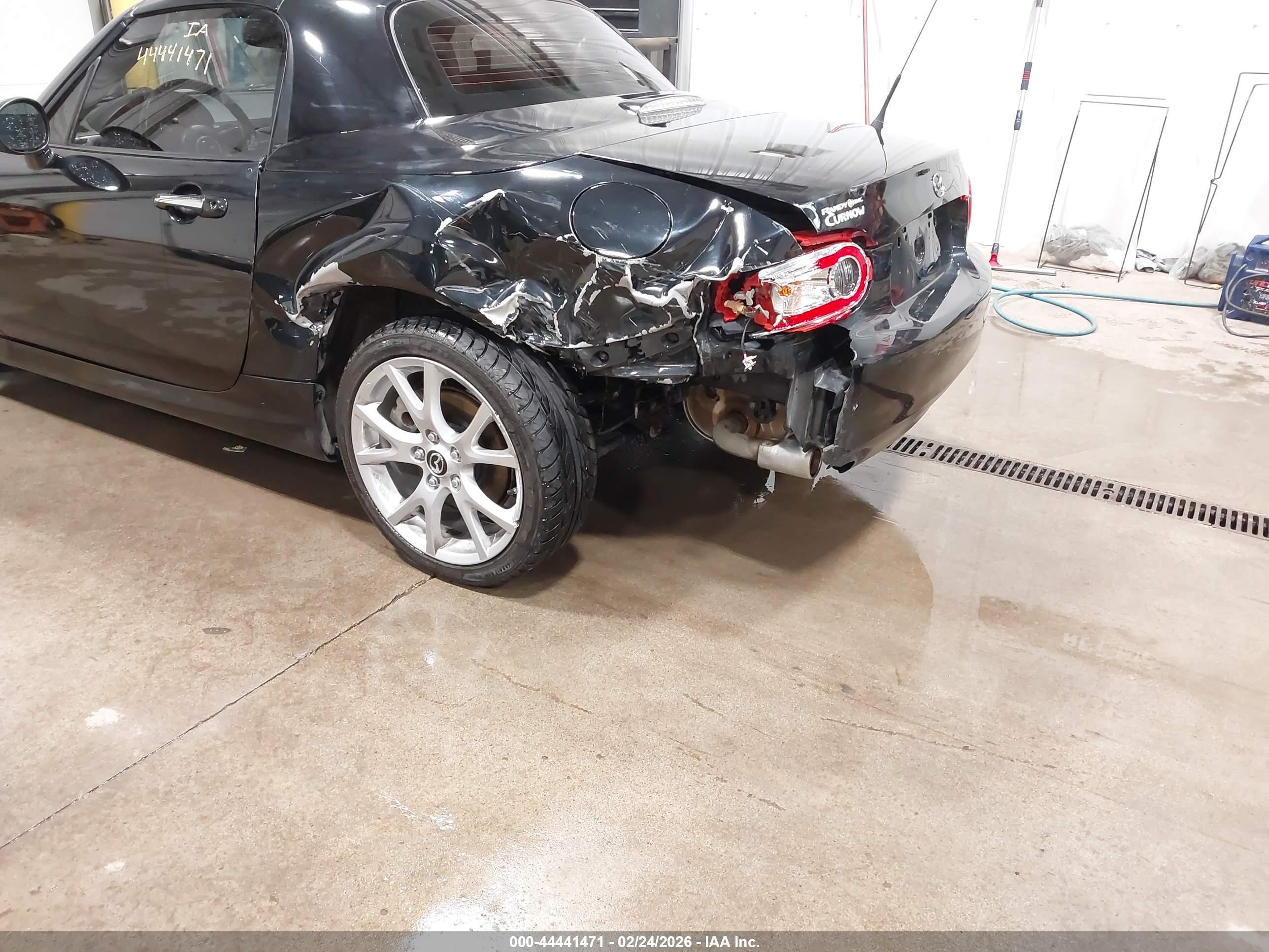 2015 Mazda Mx-5 Miata Grand Touring Black vin: JM1NC2PF5F0241645