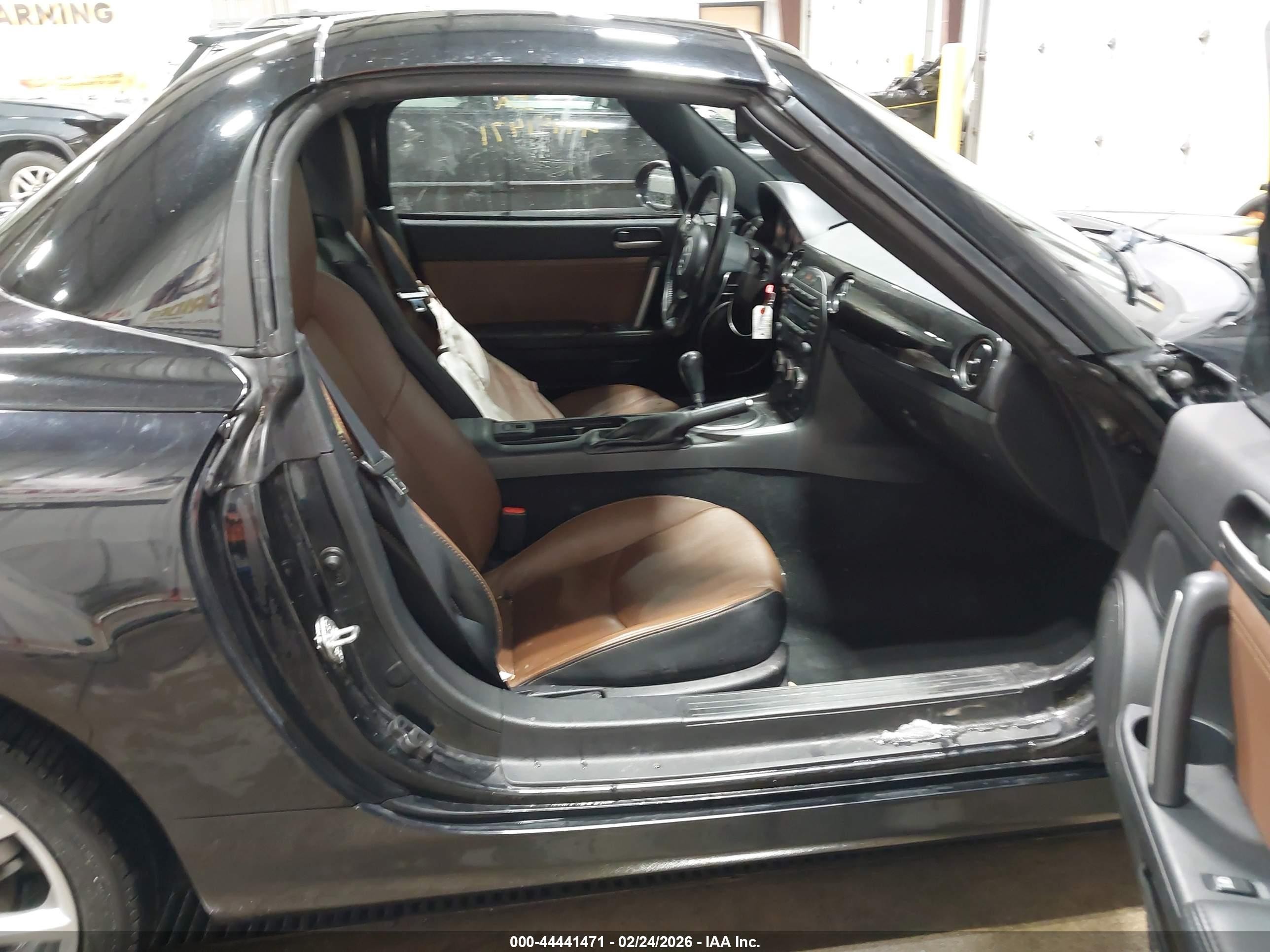 2015 Mazda Mx-5 Miata Grand Touring Black vin: JM1NC2PF5F0241645
