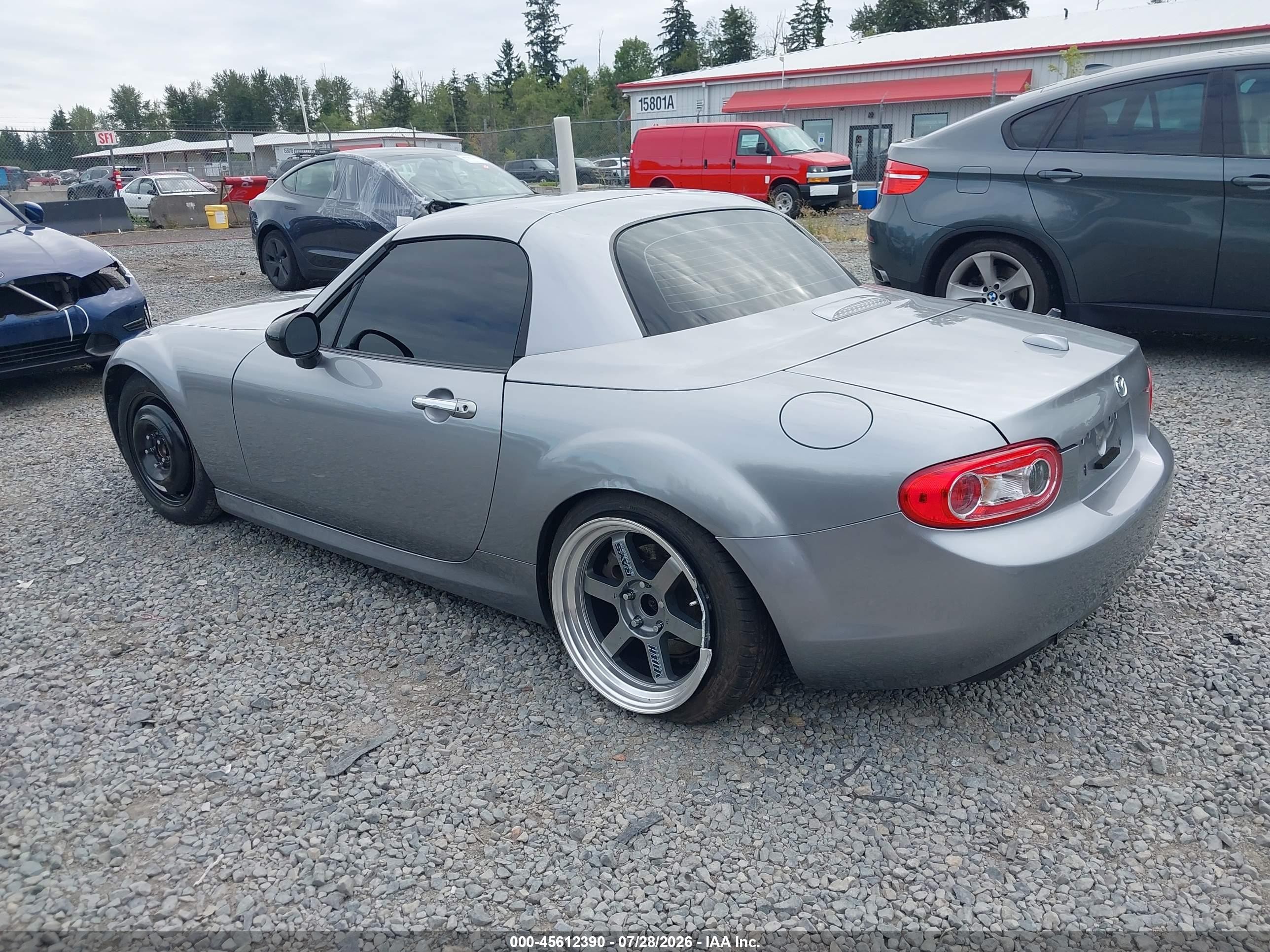 2012 Mazda Mx-5 Miata Grand Touring Silver vin: JM1NC2PF6C0221593