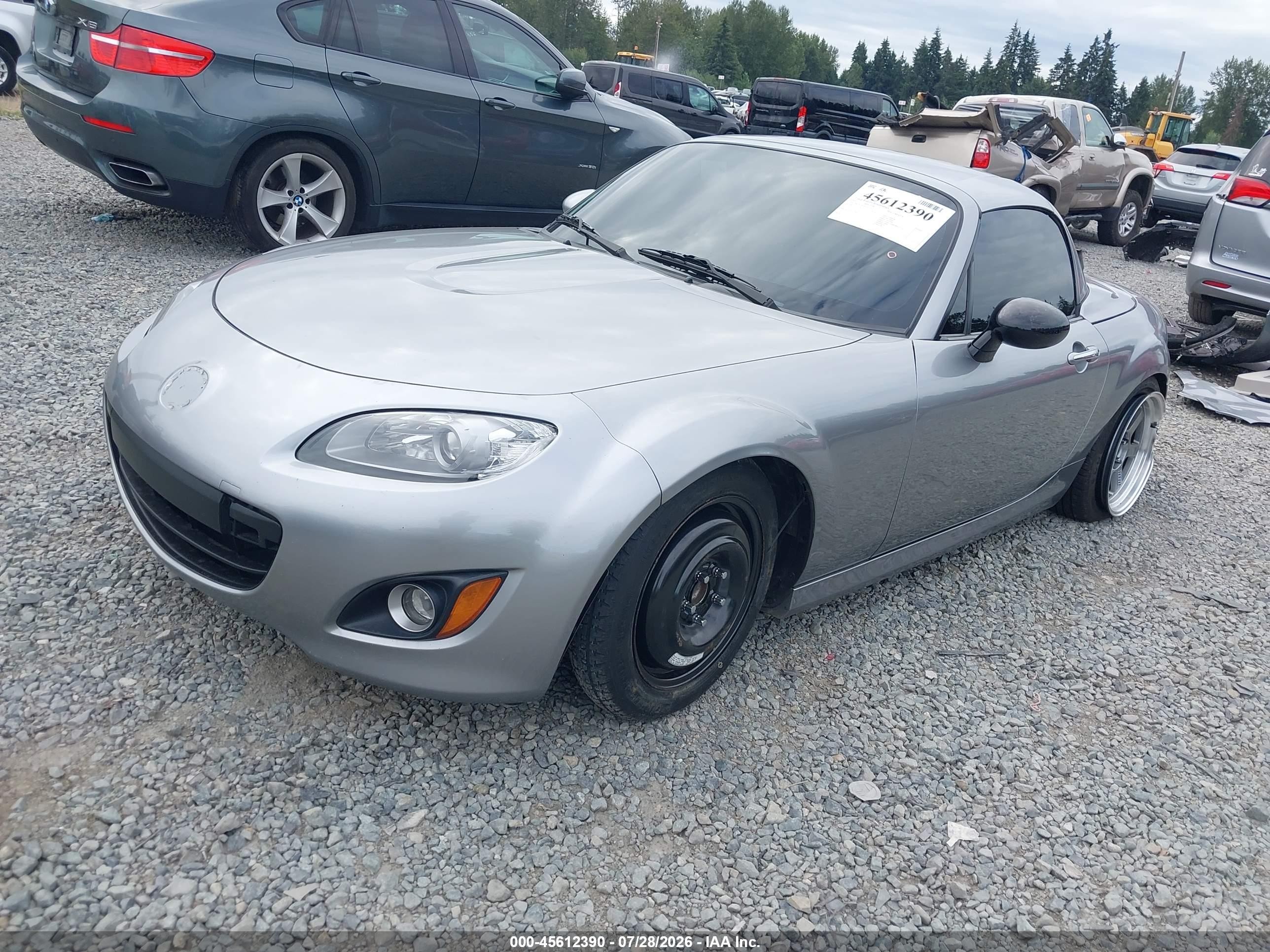 2012 Mazda Mx-5 Miata Grand Touring Silver vin: JM1NC2PF6C0221593