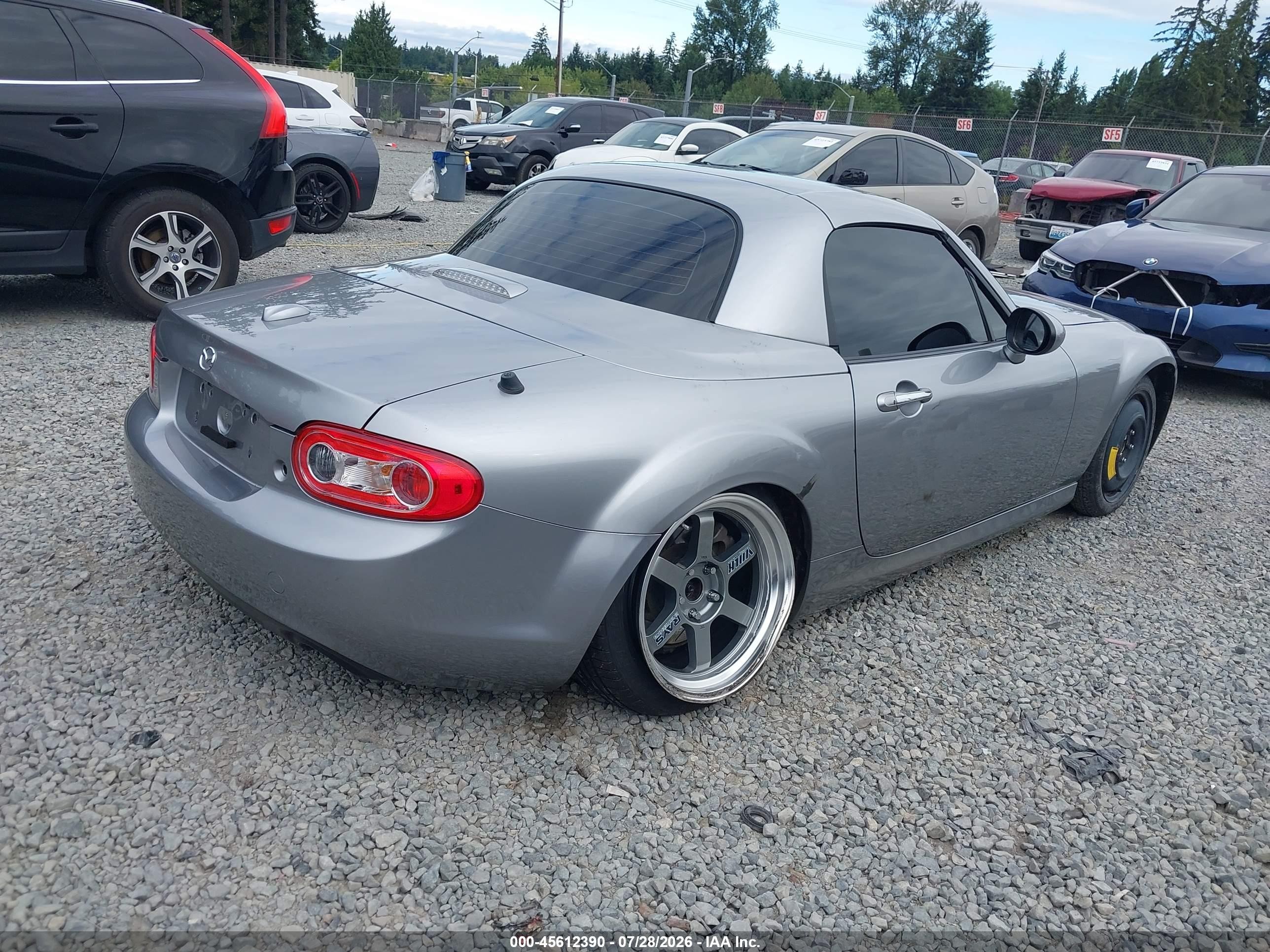 2012 Mazda Mx-5 Miata Grand Touring Silver vin: JM1NC2PF6C0221593