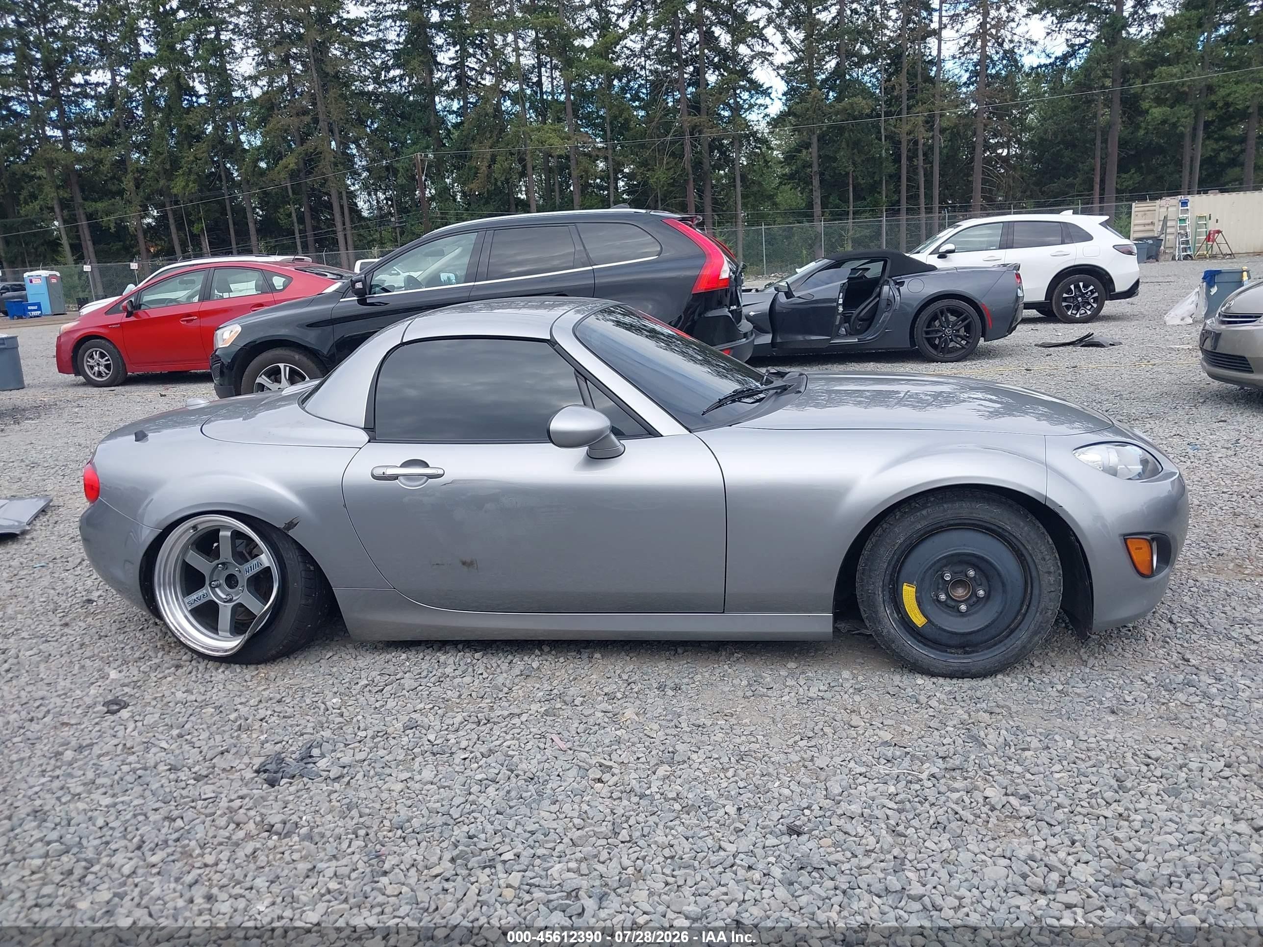 2012 Mazda Mx-5 Miata Grand Touring Silver vin: JM1NC2PF6C0221593