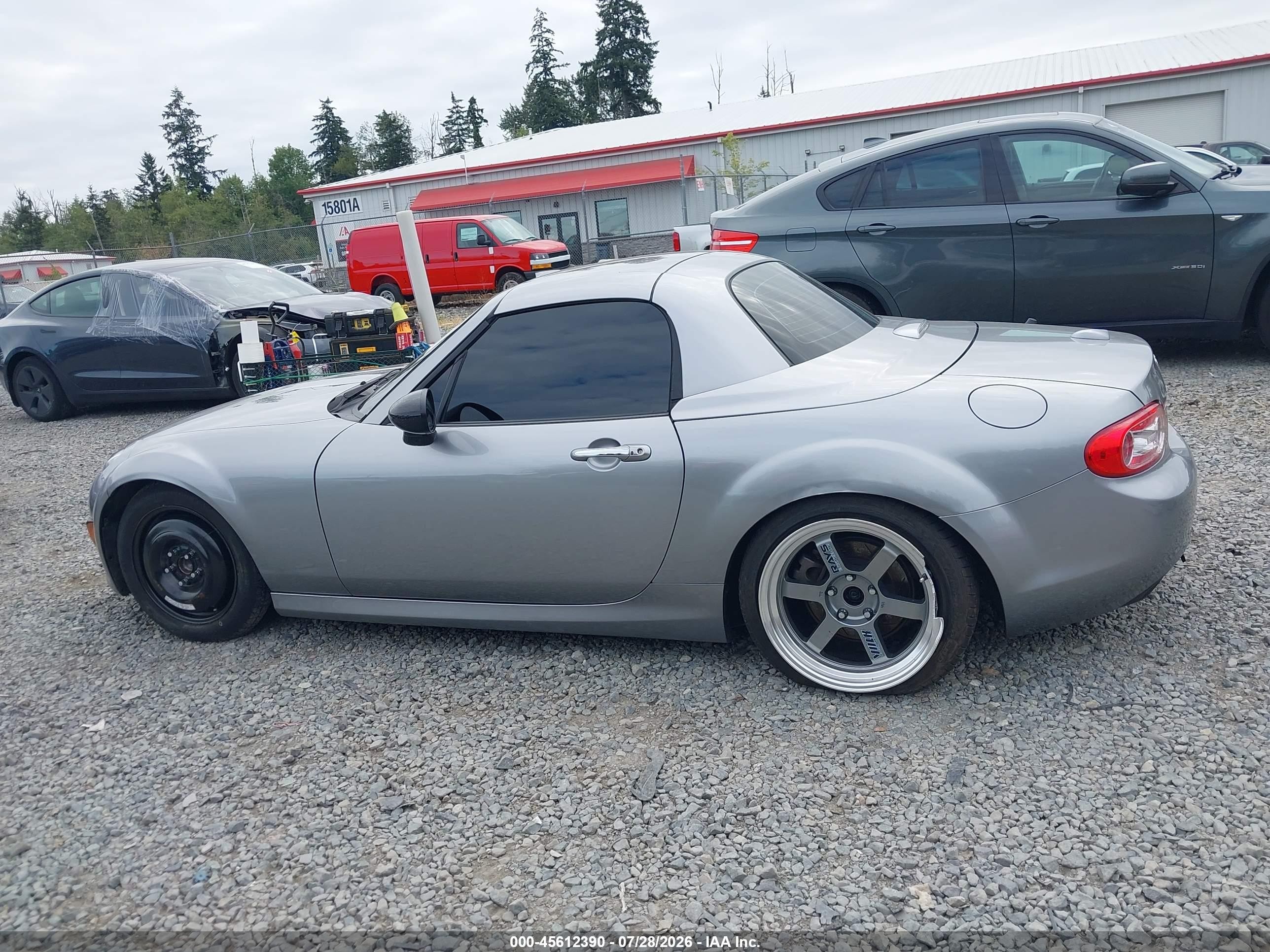 2012 Mazda Mx-5 Miata Grand Touring Silver vin: JM1NC2PF6C0221593