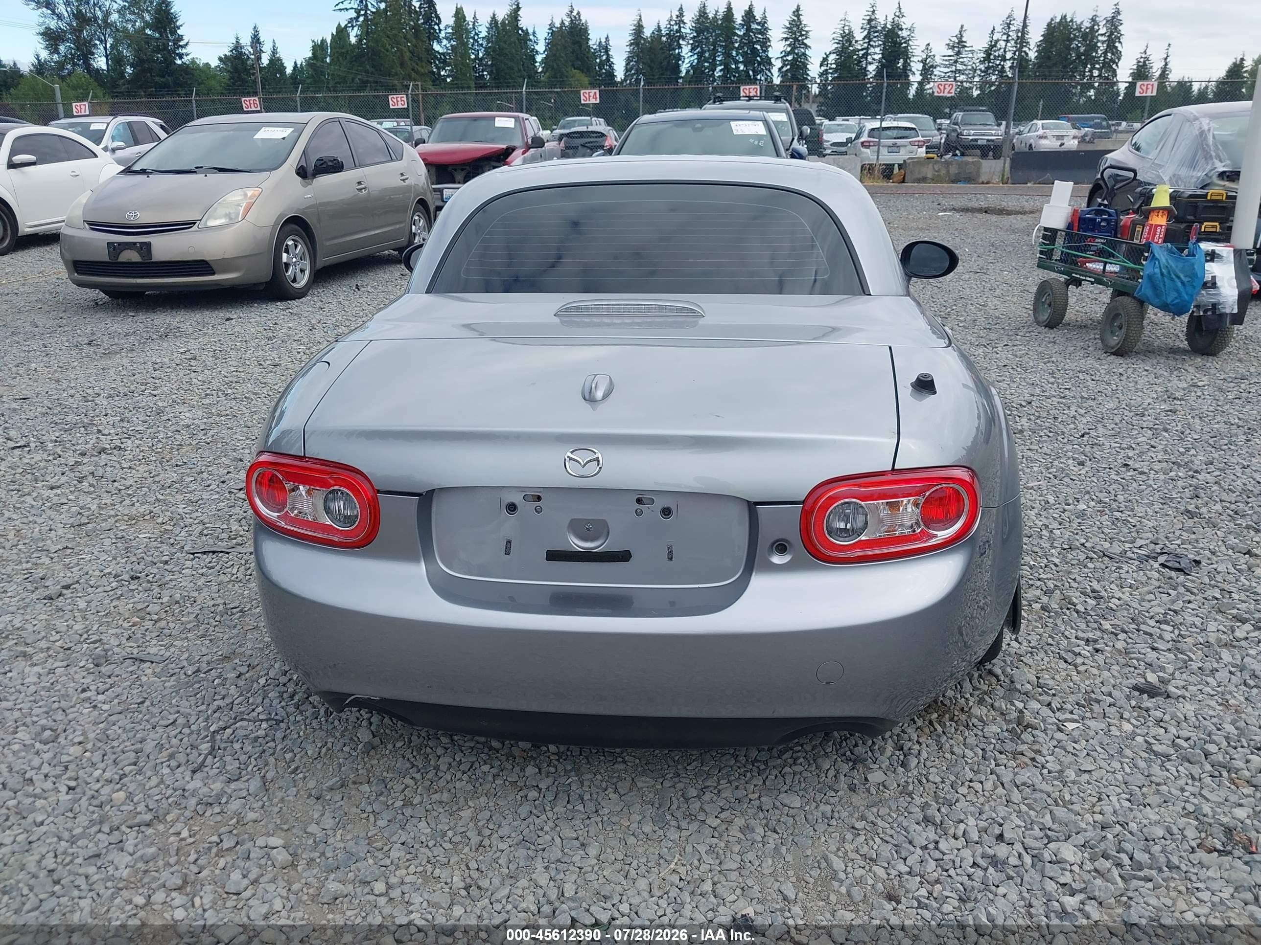 2012 Mazda Mx-5 Miata Grand Touring Silver vin: JM1NC2PF6C0221593