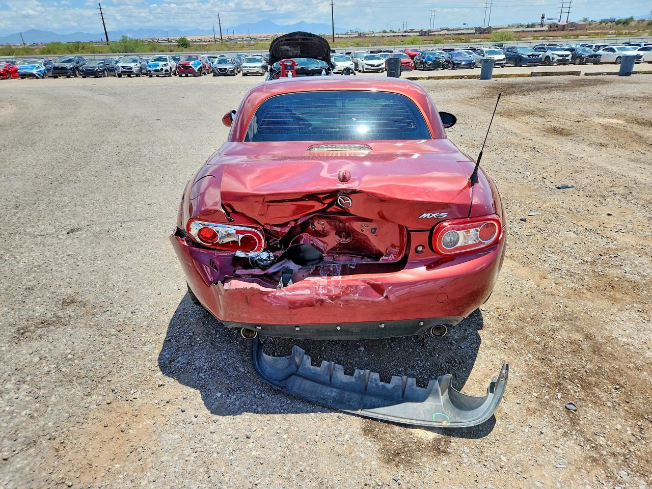 2013 Mazda Mx-5 Miata Grand Touring Orange vin: JM1NC2PF7D0228621