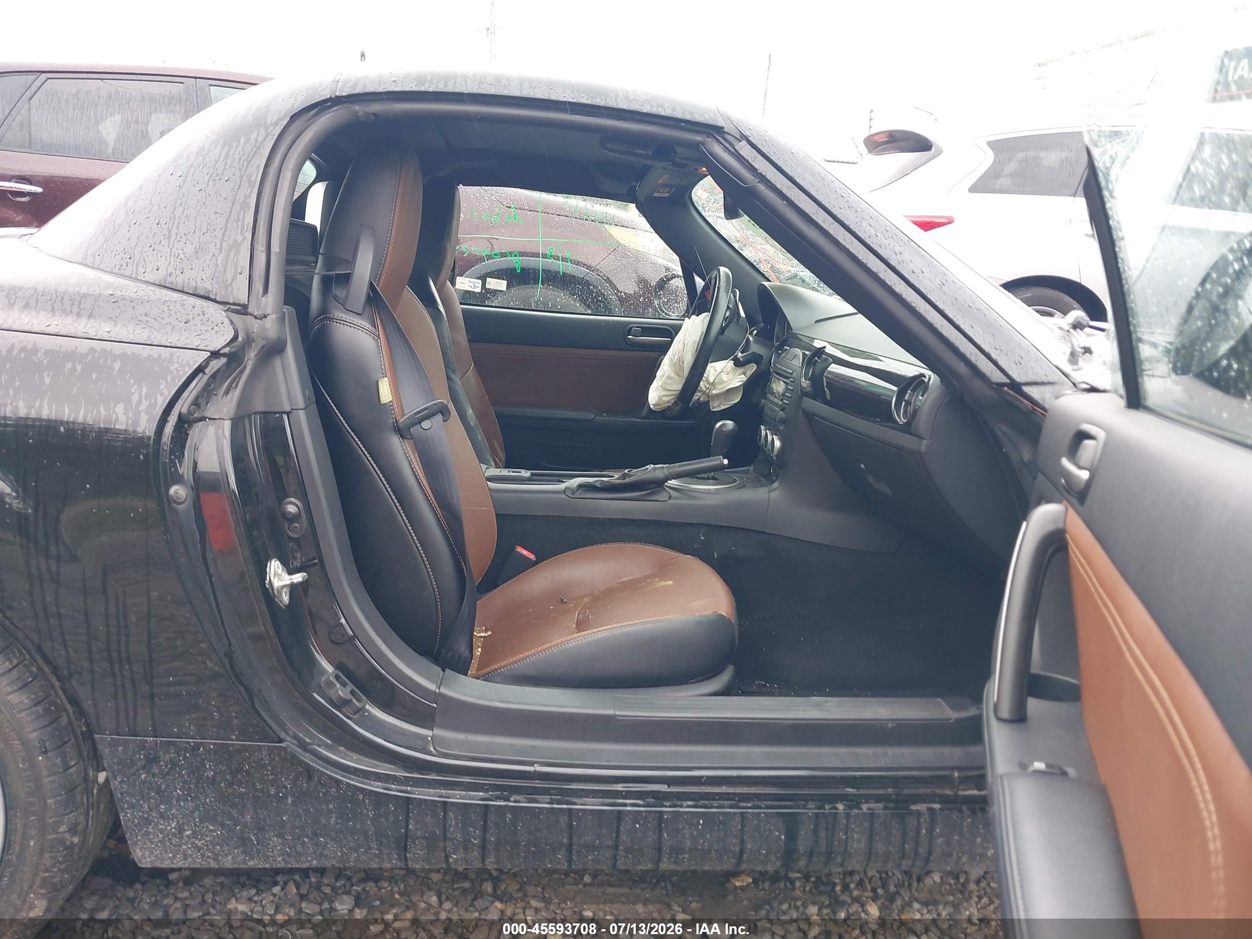 2015 Mazda Mx-5 Miata Grand Touring Black vin: JM1NC2PF7F0241548