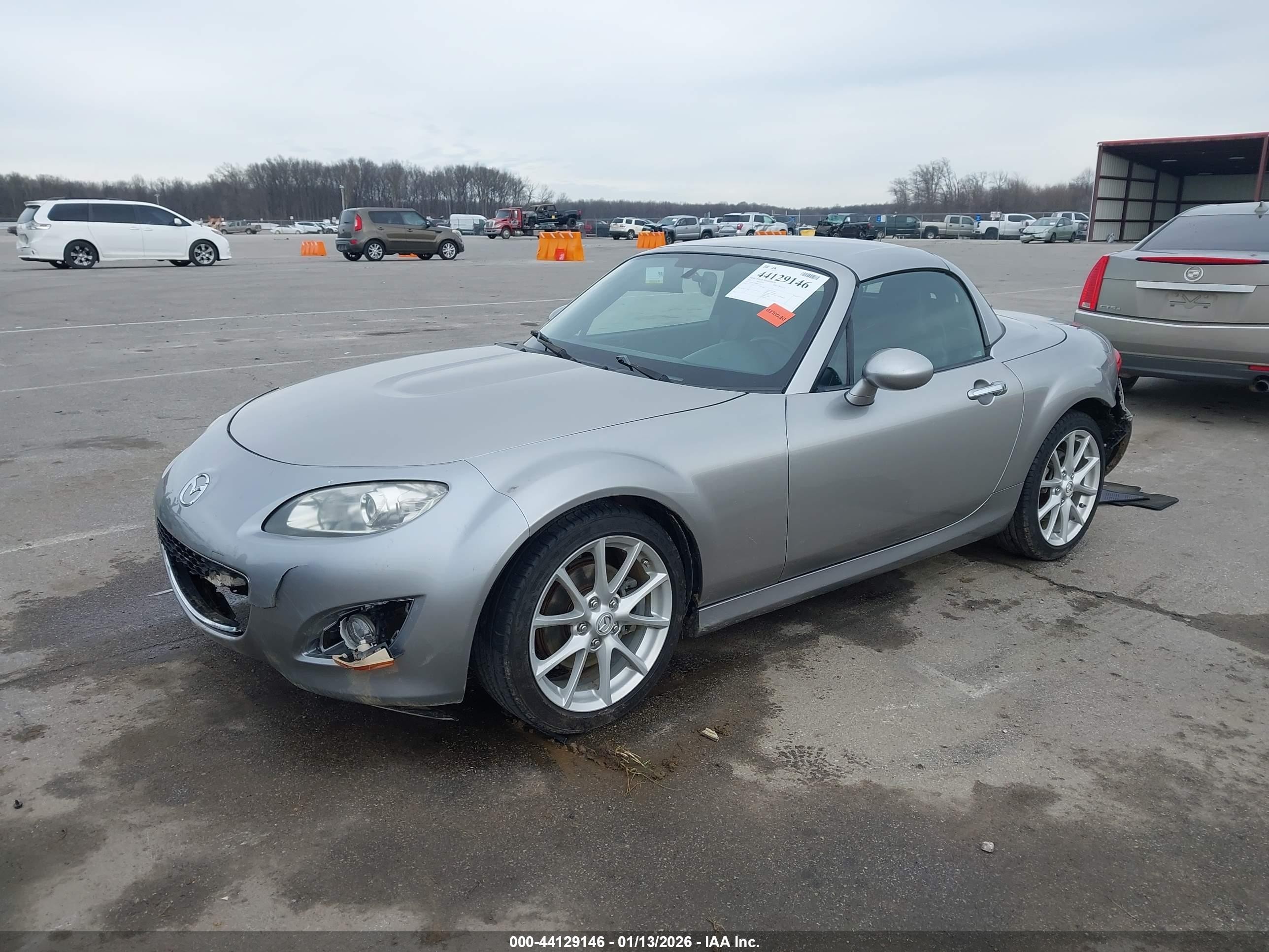 2011 Mazda Mx-5 Miata Grand Touring Silver vin: JM1NC2PF8B0214322