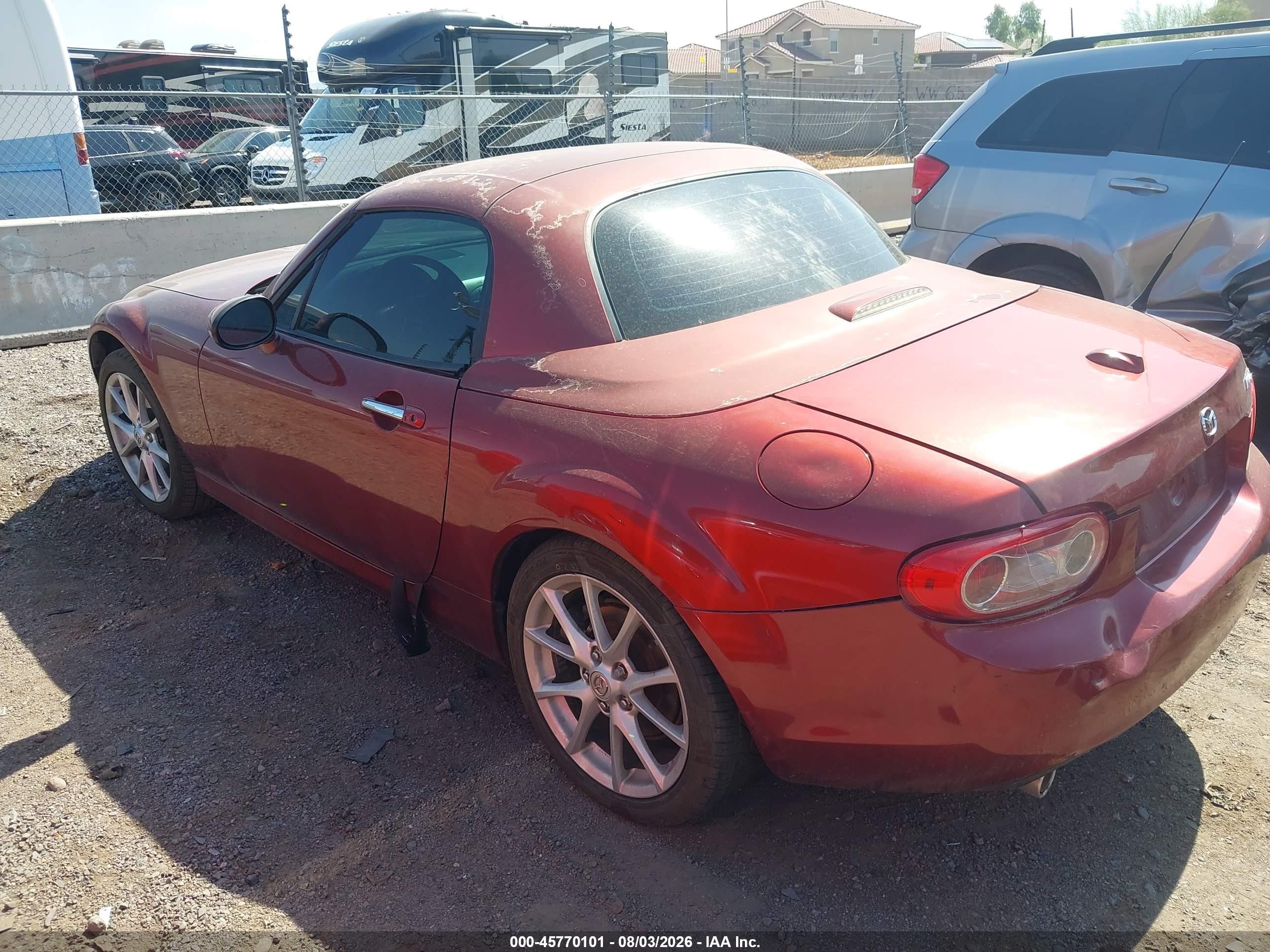 2011 Mazda Mx-5 Miata Grand Touring Red vin: JM1NC2PF8B0219231