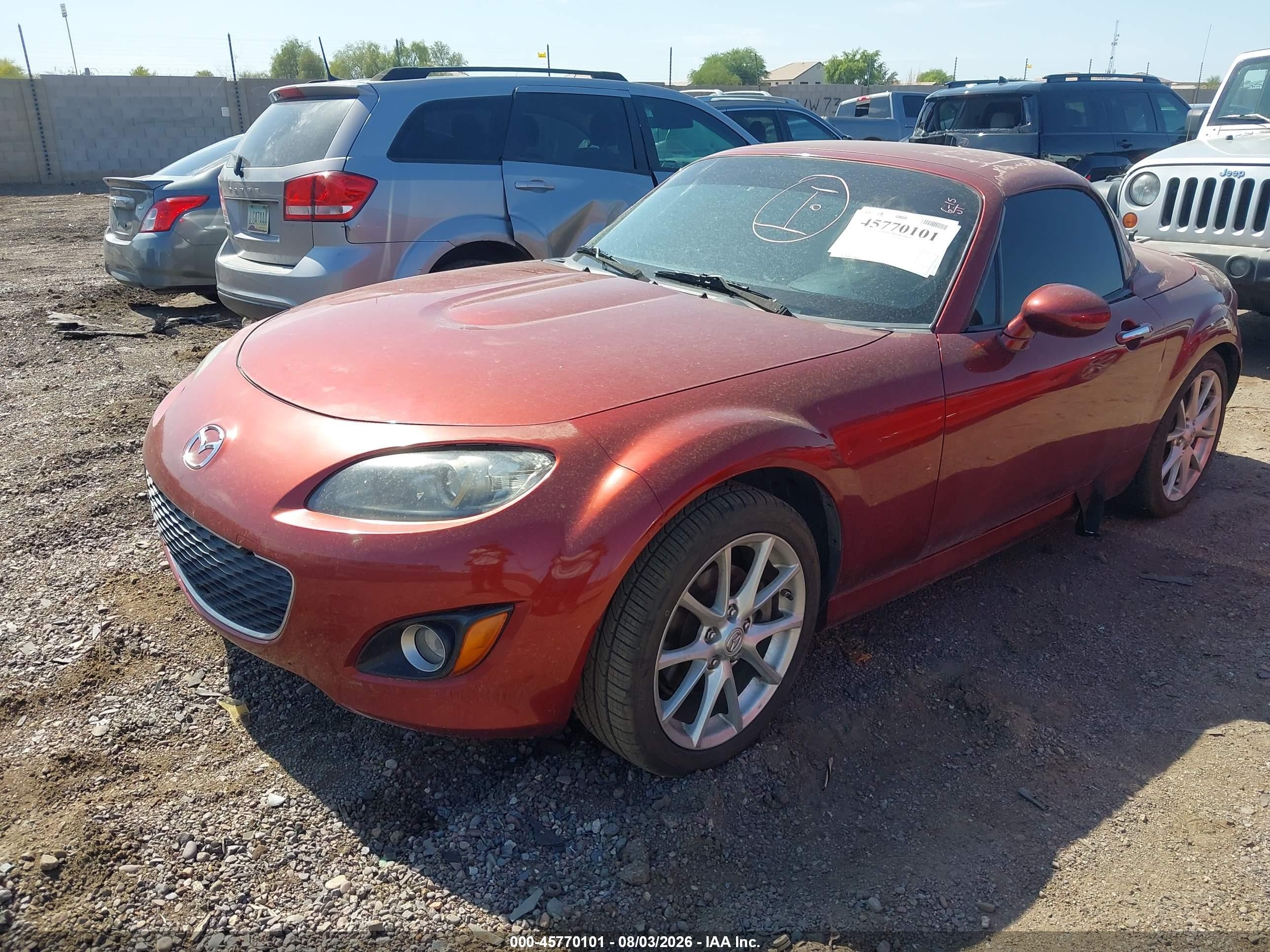 2011 Mazda Mx-5 Miata Grand Touring Red vin: JM1NC2PF8B0219231