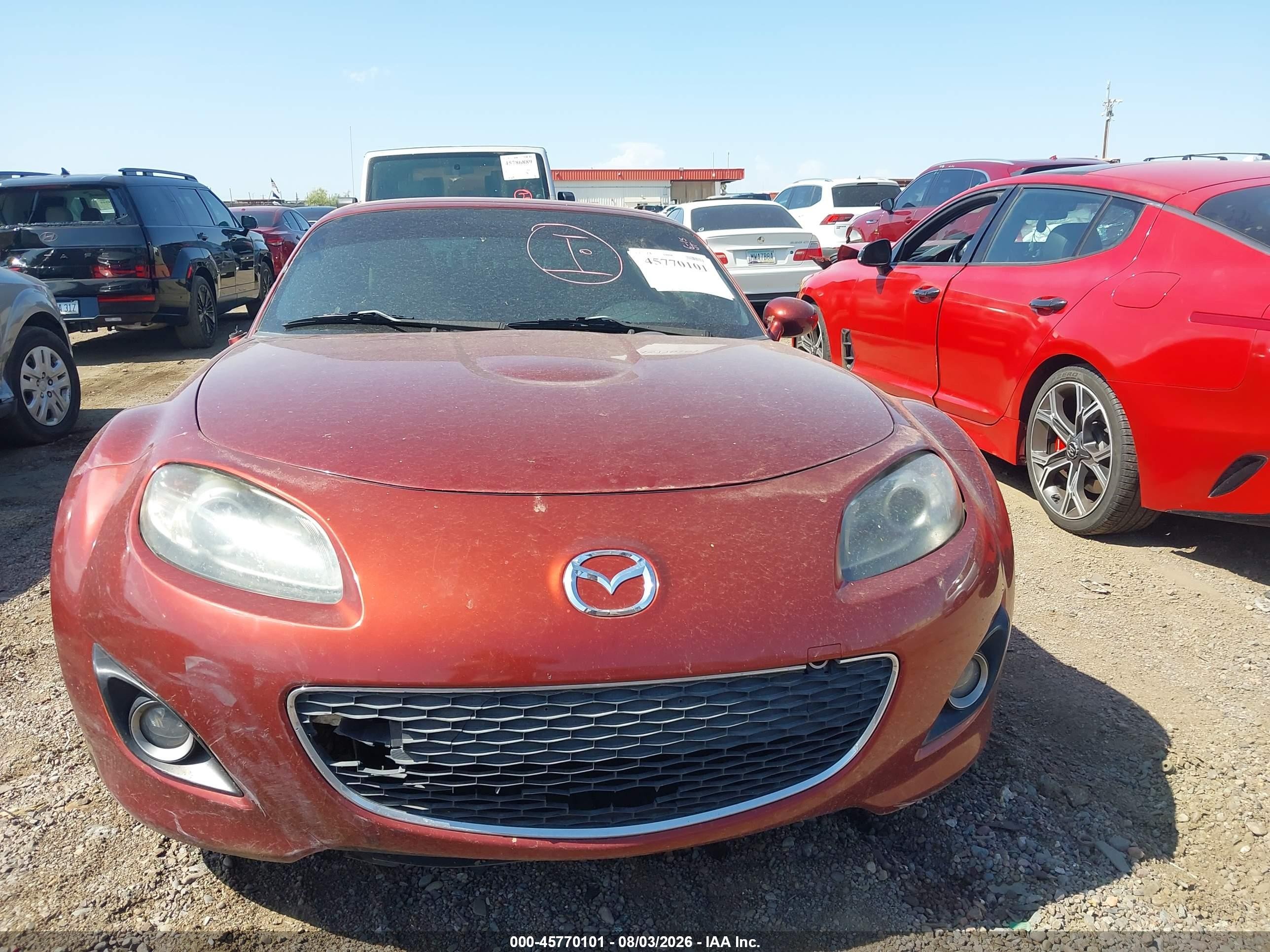 2011 Mazda Mx-5 Miata Grand Touring Red vin: JM1NC2PF8B0219231