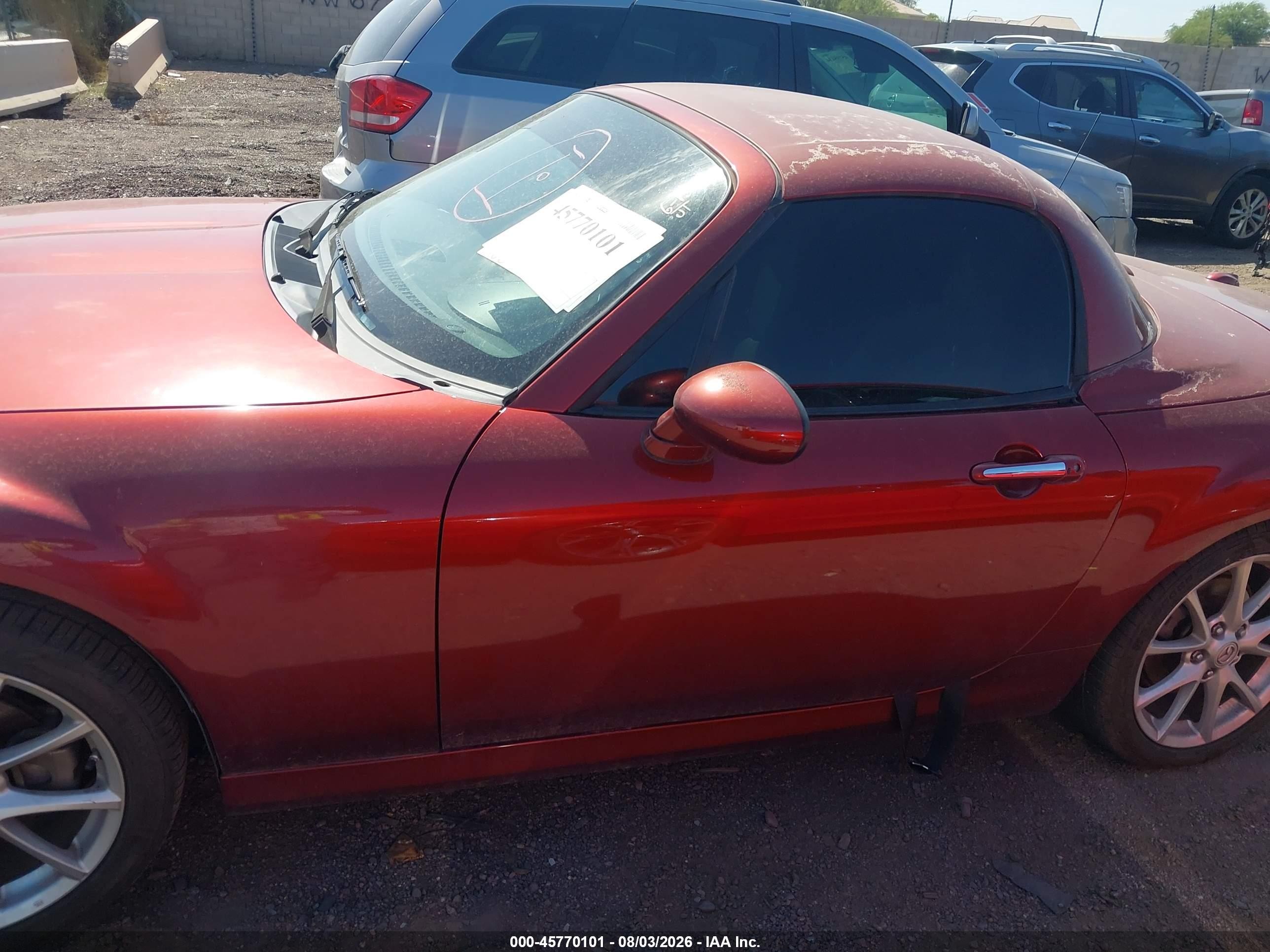2011 Mazda Mx-5 Miata Grand Touring Red vin: JM1NC2PF8B0219231