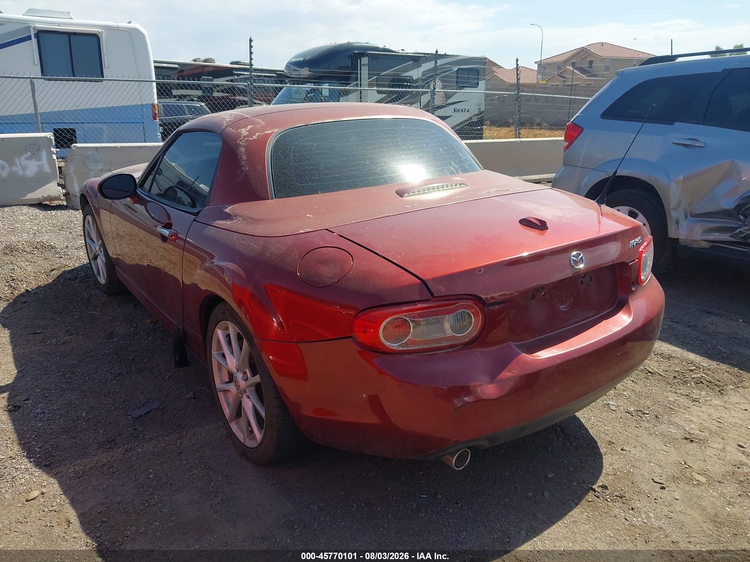 2011 Mazda Mx-5 Miata Grand Touring Red vin: JM1NC2PF8B0219231