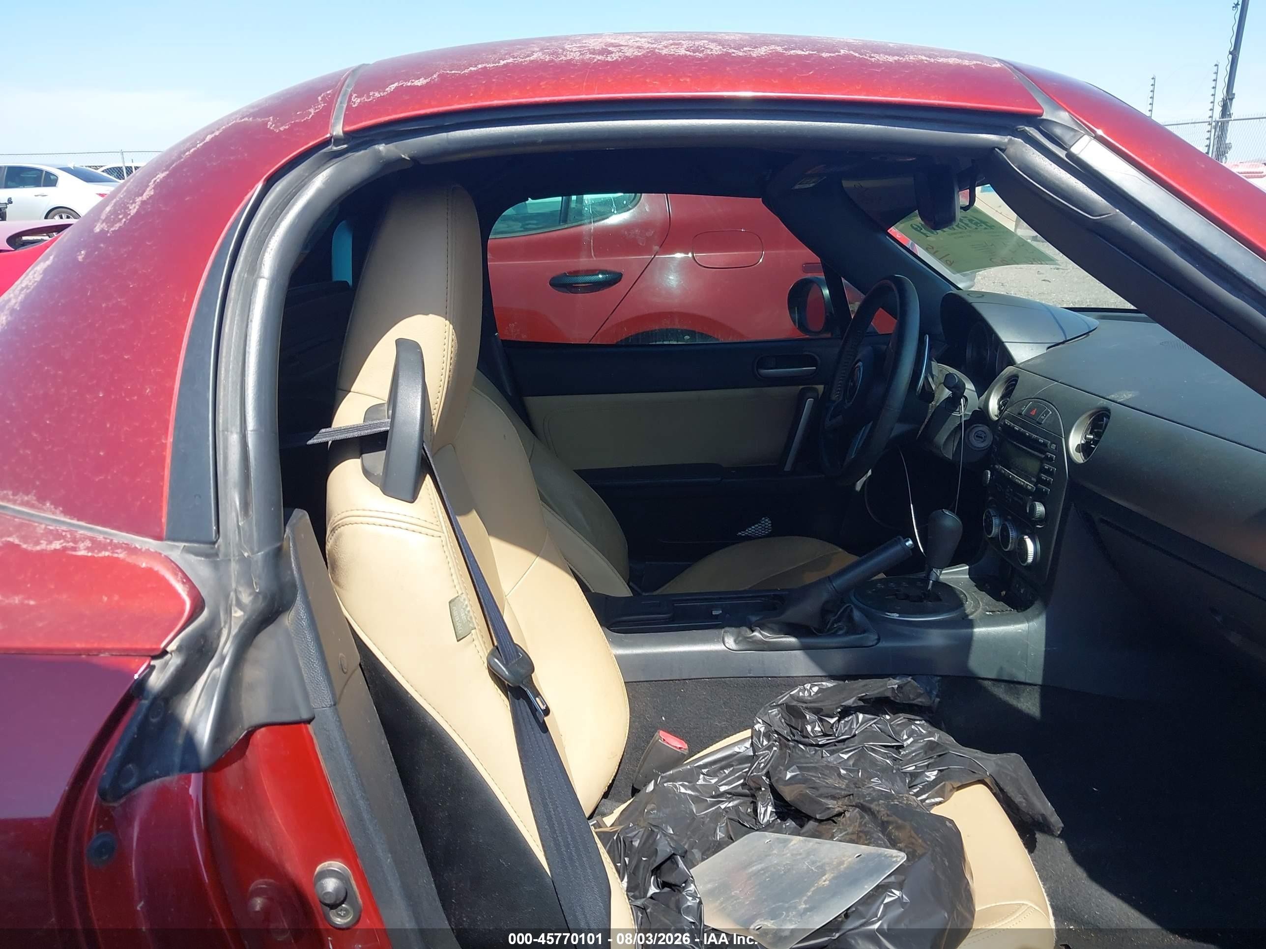 2011 Mazda Mx-5 Miata Grand Touring Red vin: JM1NC2PF8B0219231