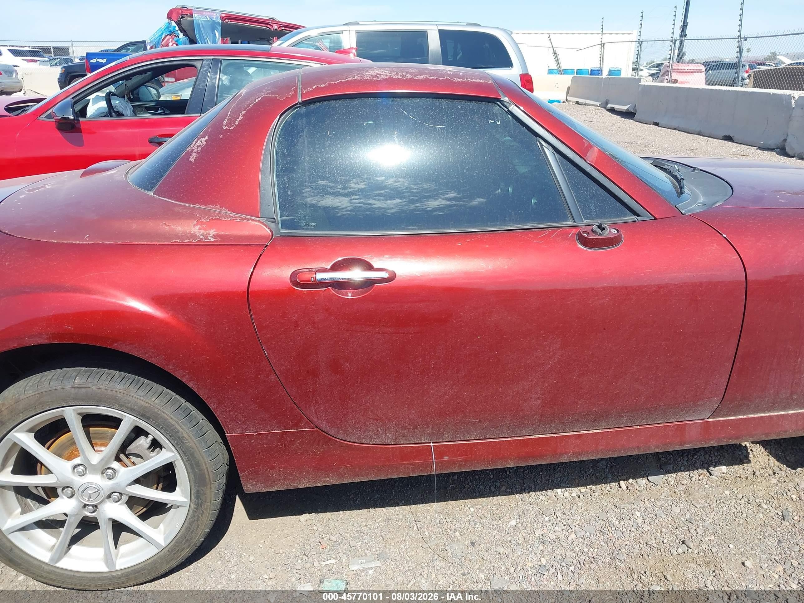 2011 Mazda Mx-5 Miata Grand Touring Red vin: JM1NC2PF8B0219231