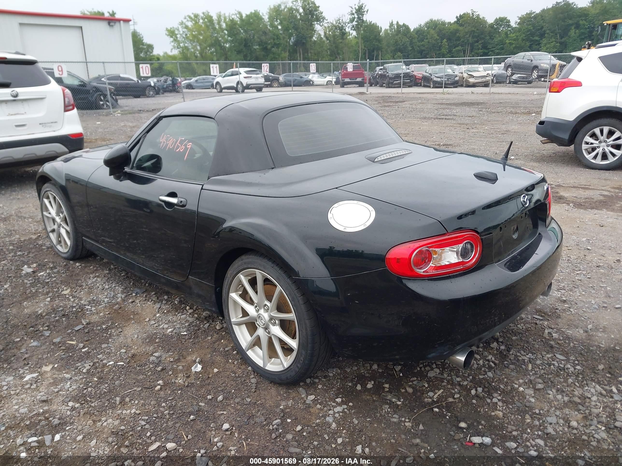 2012 Mazda Mx-5 Miata Grand Touring Black vin: JM1NC2PF8C0219828