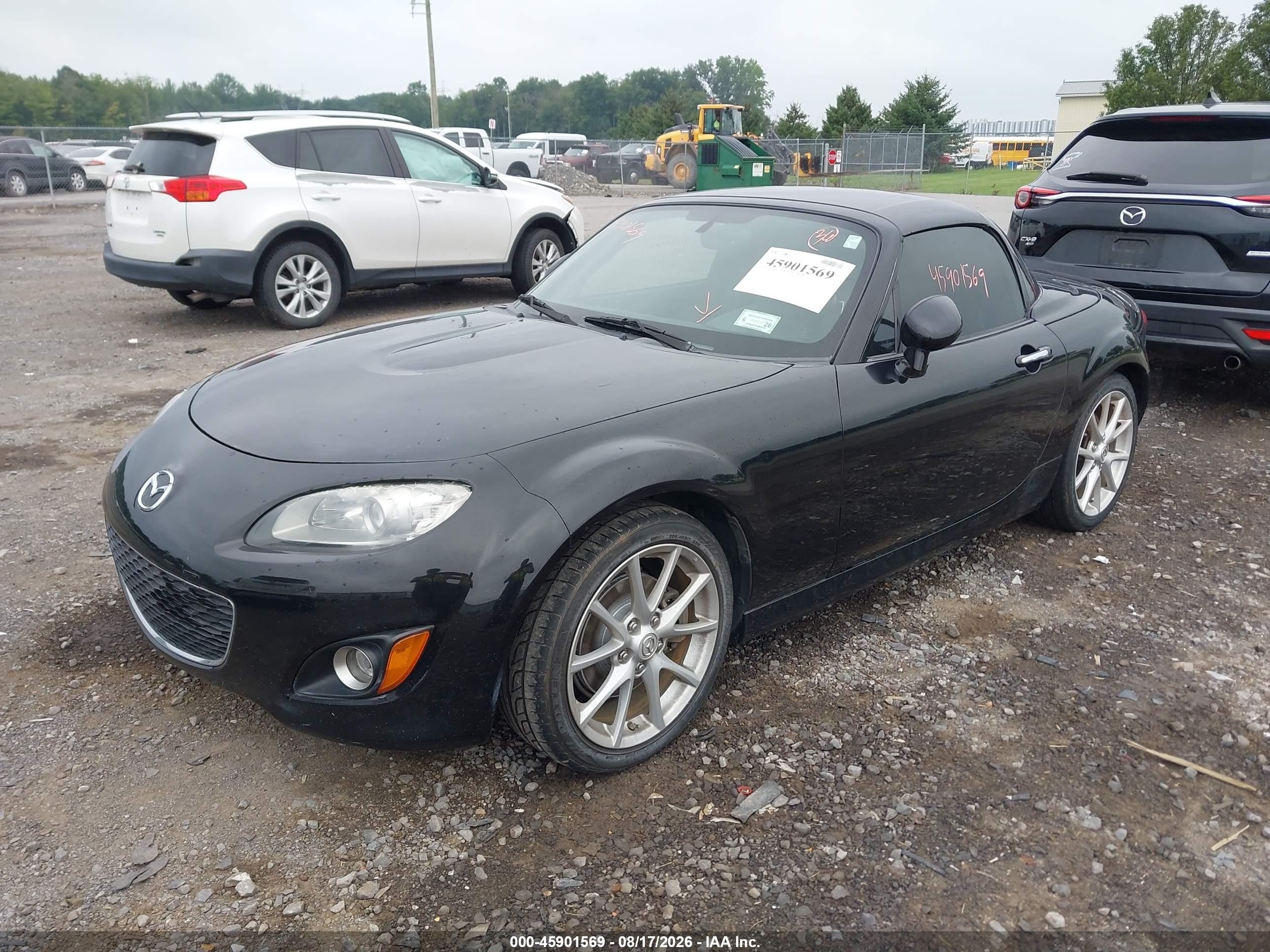 2012 Mazda Mx-5 Miata Grand Touring Black vin: JM1NC2PF8C0219828