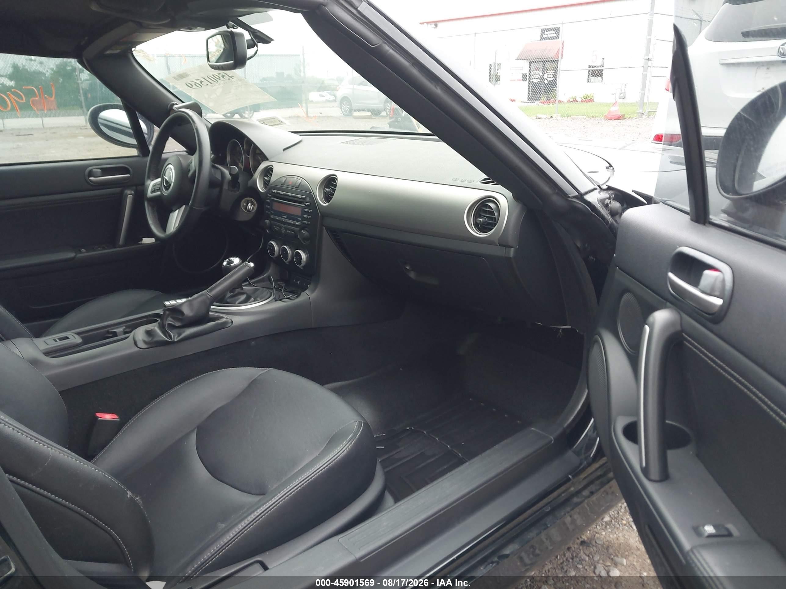 2012 Mazda Mx-5 Miata Grand Touring Black vin: JM1NC2PF8C0219828
