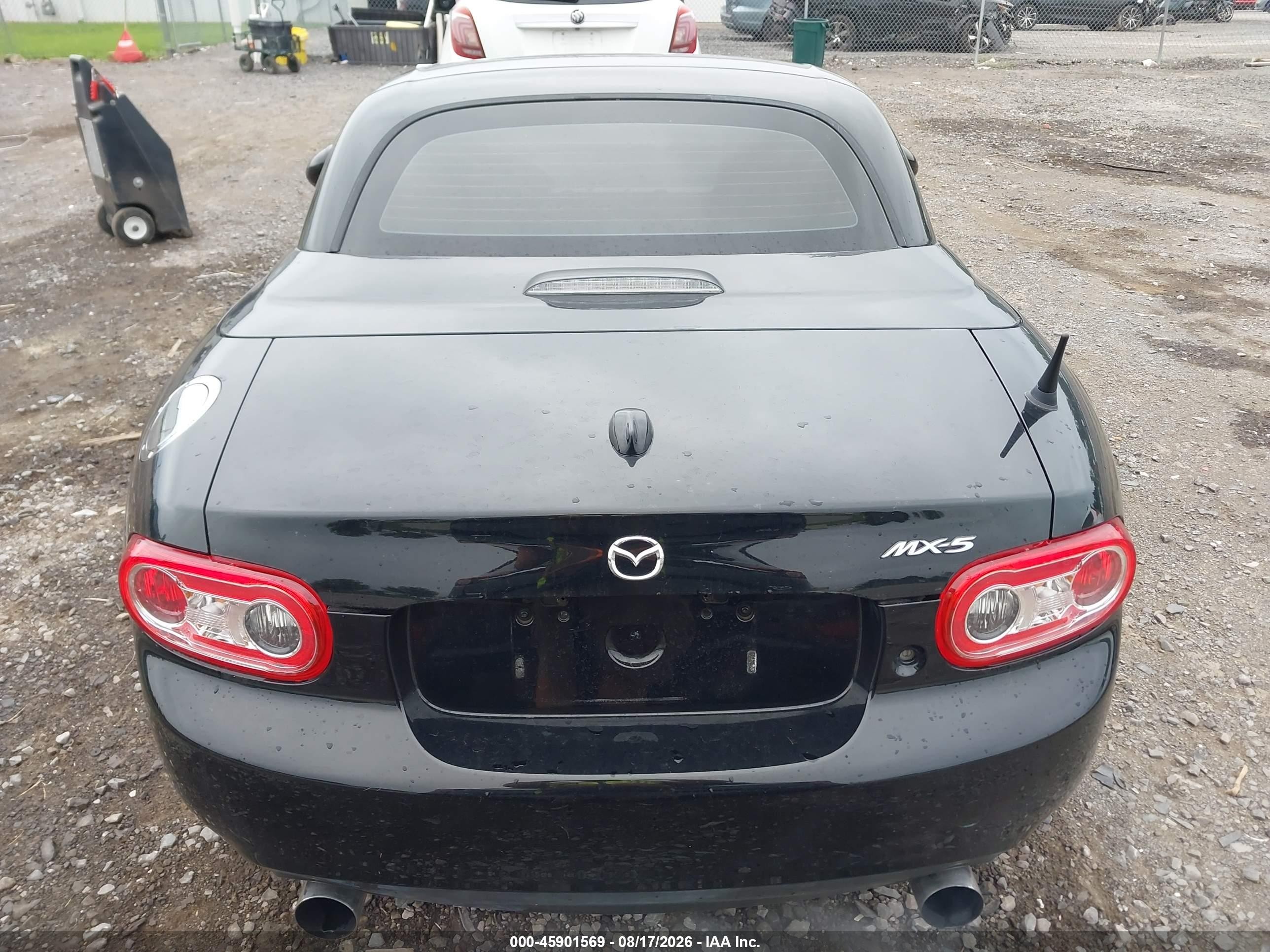2012 Mazda Mx-5 Miata Grand Touring Black vin: JM1NC2PF8C0219828