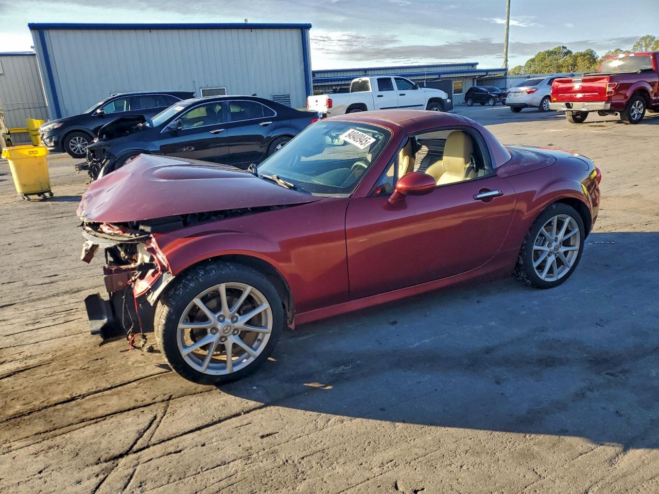 2012 Mazda Mx-5 Miata Бордовый vin: JM1NC2PF8C0221756