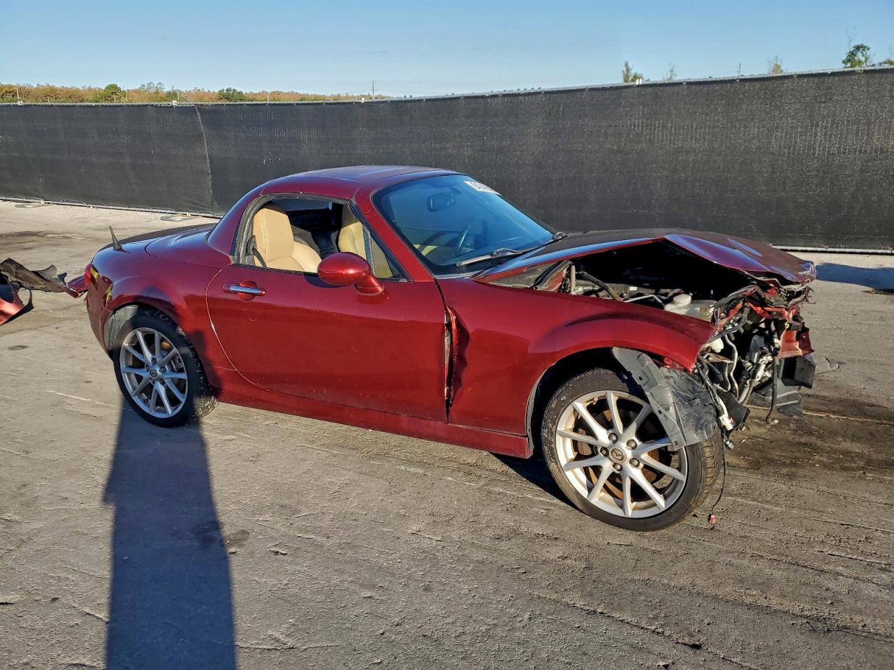 2012 Mazda Mx-5 Miata Бордовый vin: JM1NC2PF8C0221756