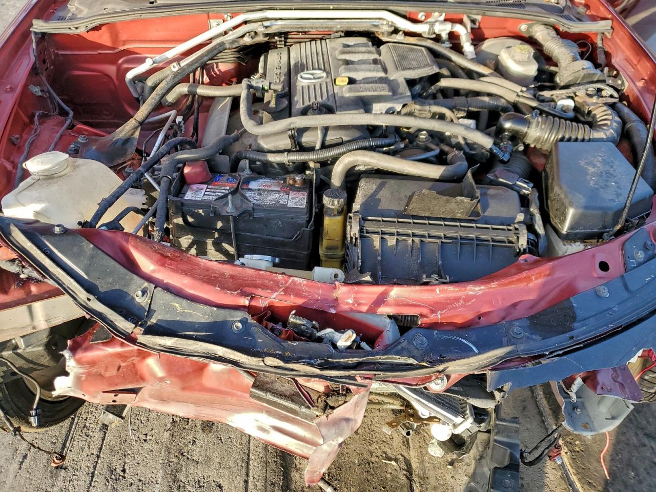 2012 Mazda Mx-5 Miata Бордовый vin: JM1NC2PF8C0221756