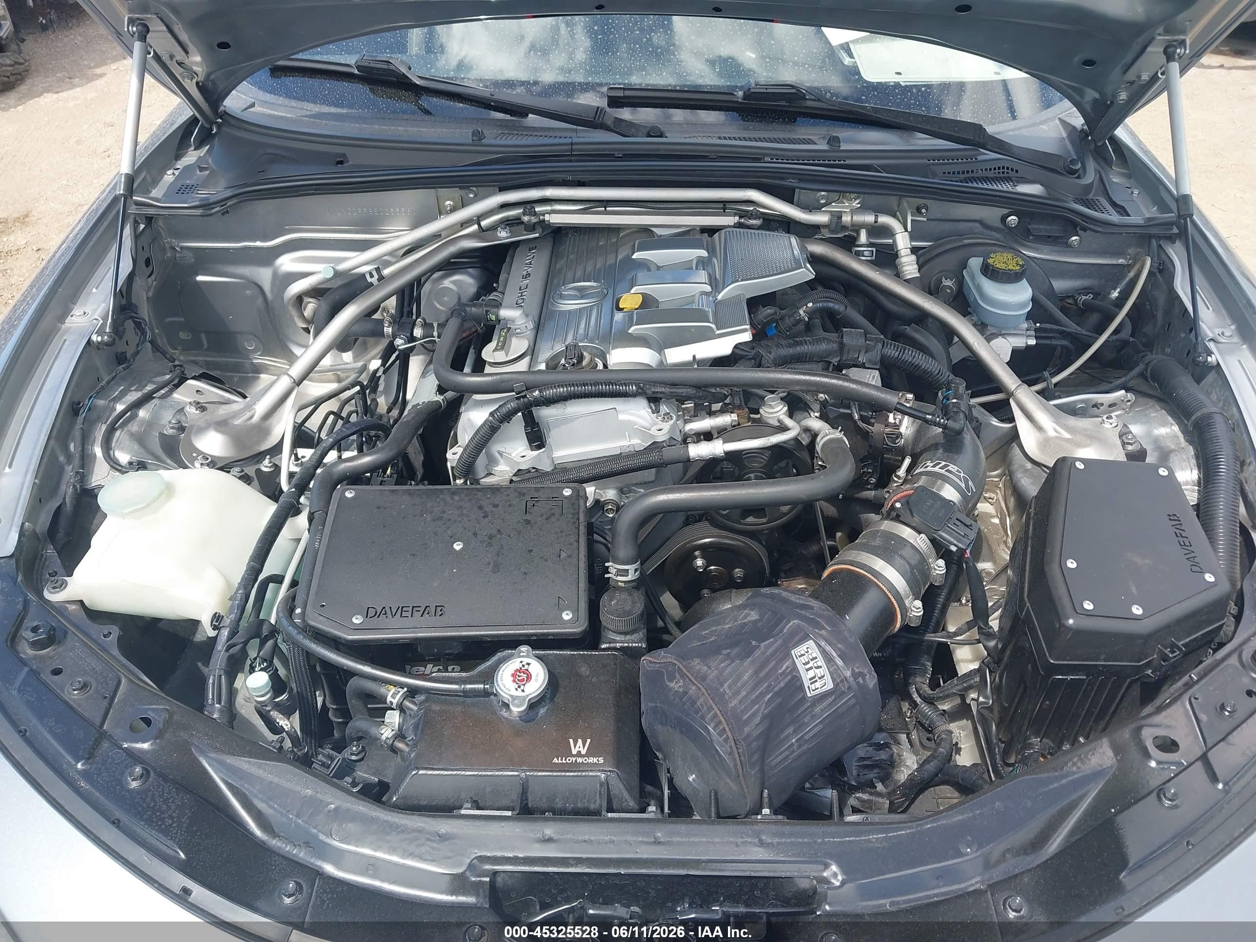 2014 Mazda Mx-5 Miata Grand Touring Silver vin: JM1NC2PF8E0235580