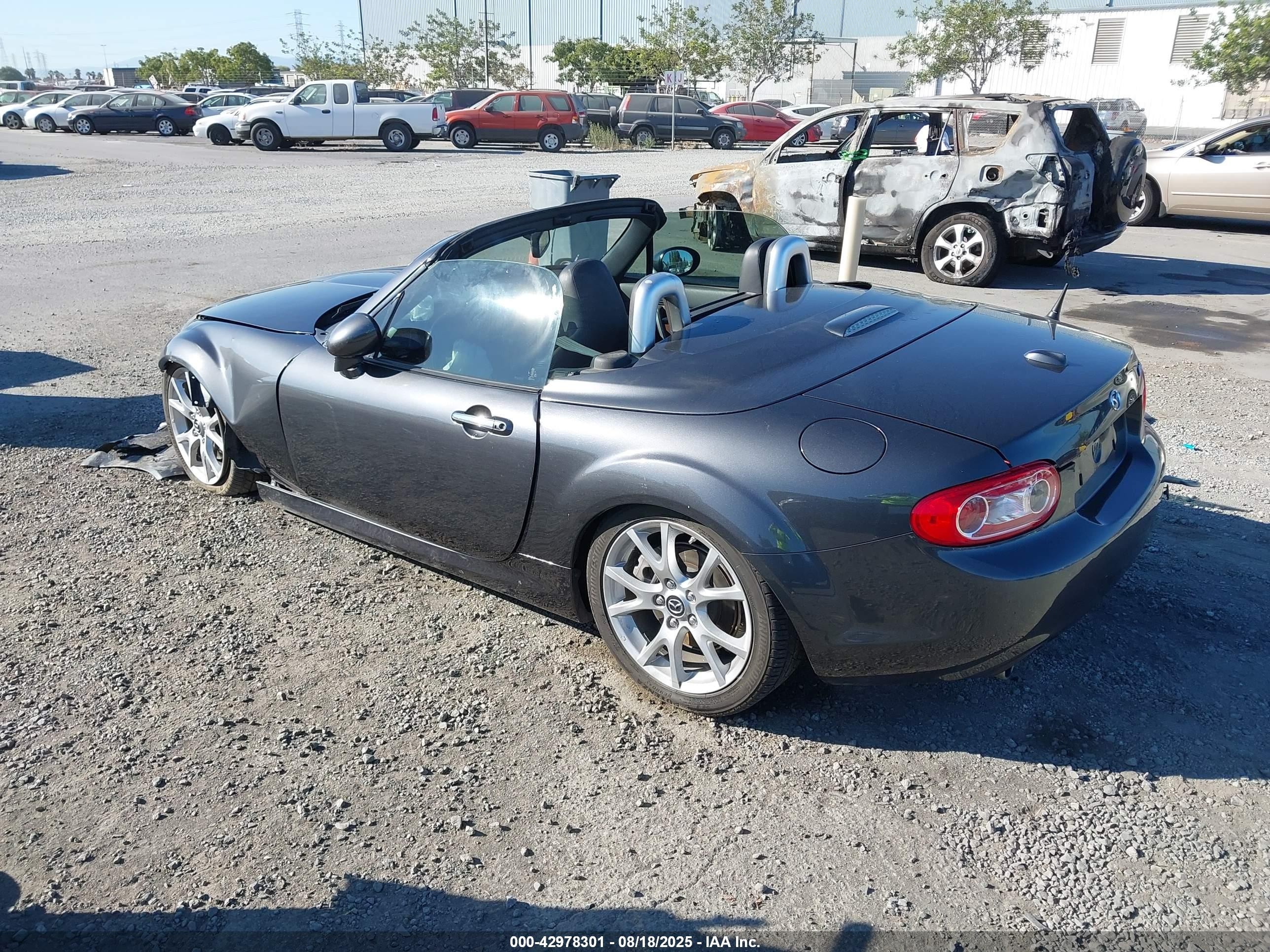 2014 Mazda Mx-5 Miata Grand Touring Gray vin: JM1NC2PF8E0236468