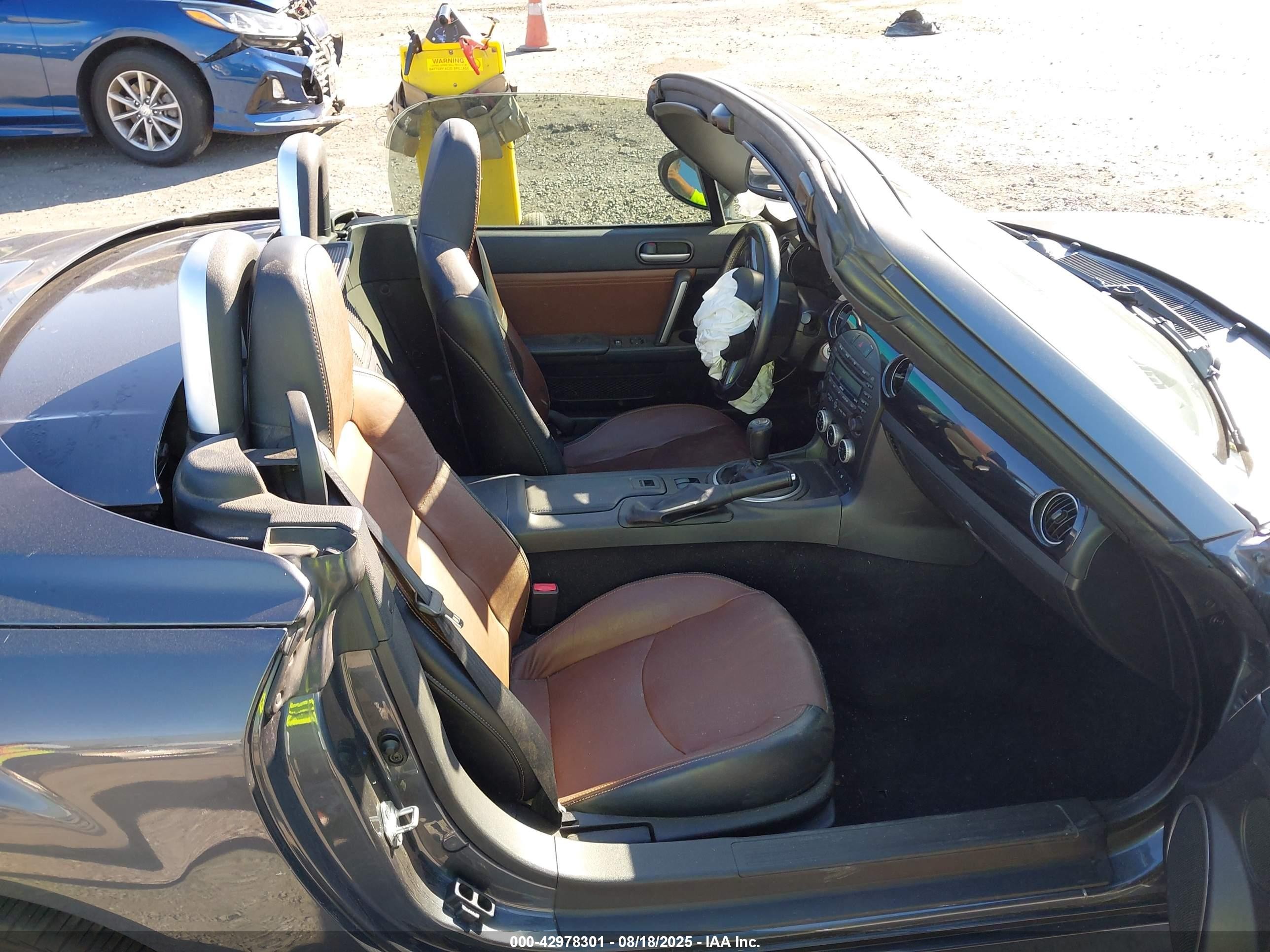 2014 Mazda Mx-5 Miata Grand Touring Gray vin: JM1NC2PF8E0236468