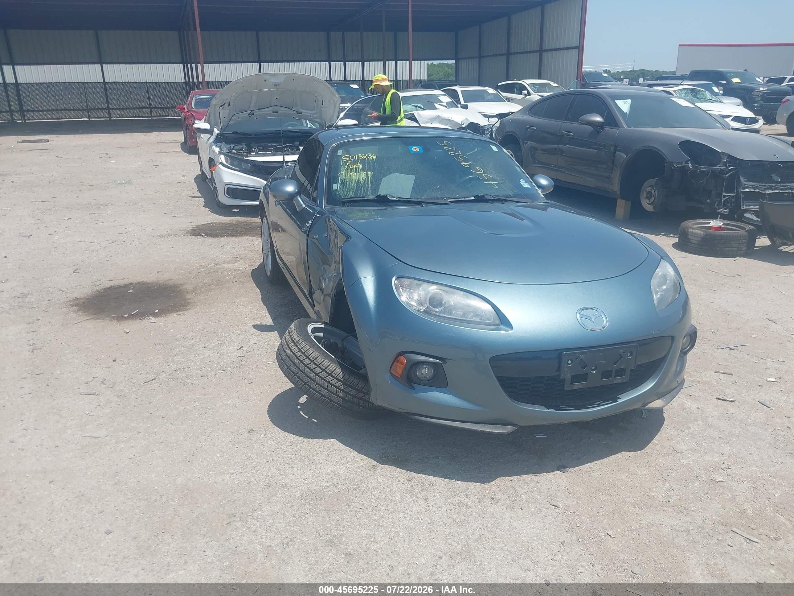 2013 Mazda Mx-5 Miata Grand Touring Blue vin: JM1NC2PFXD0230301