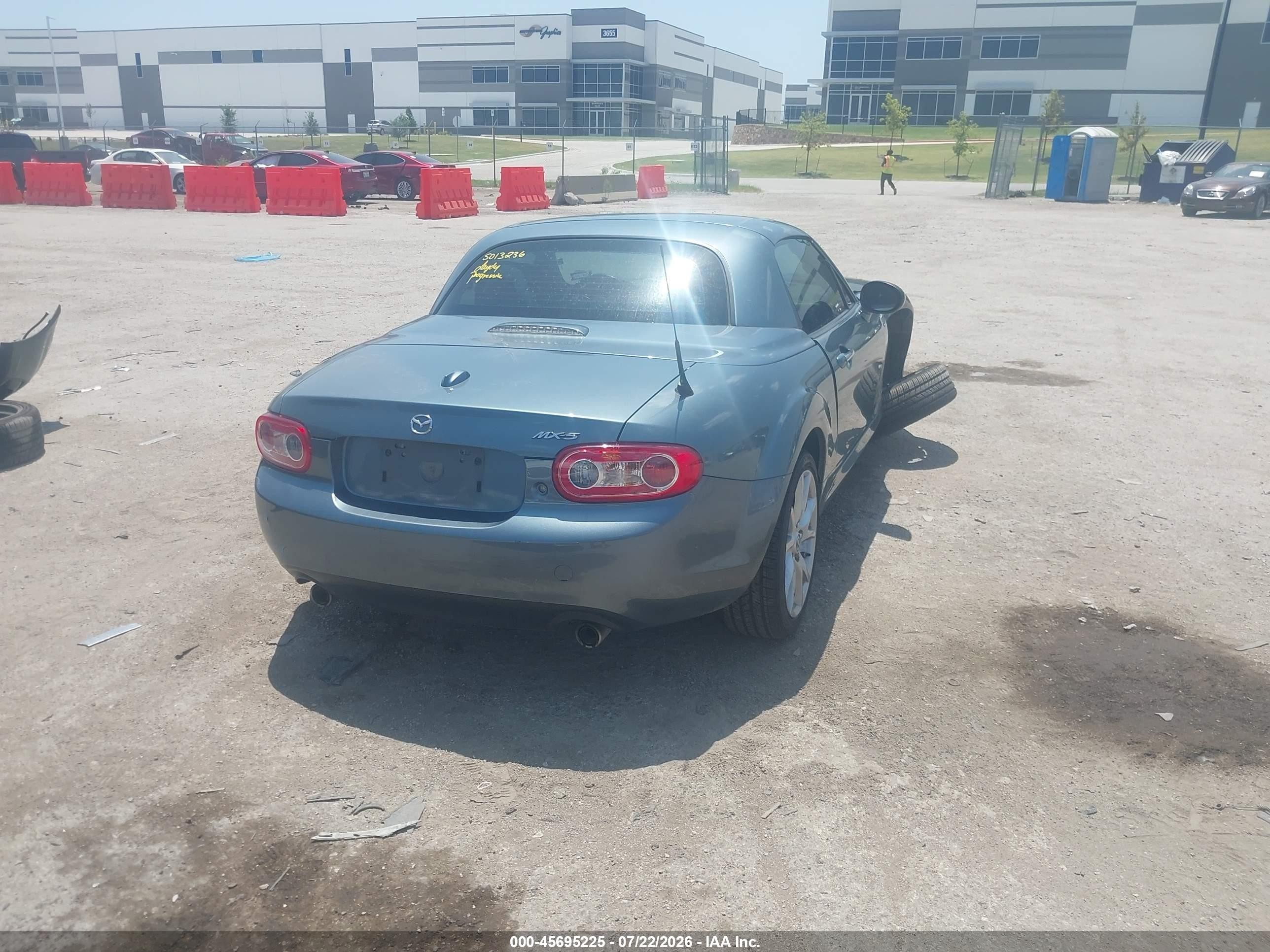 2013 Mazda Mx-5 Miata Grand Touring Blue vin: JM1NC2PFXD0230301