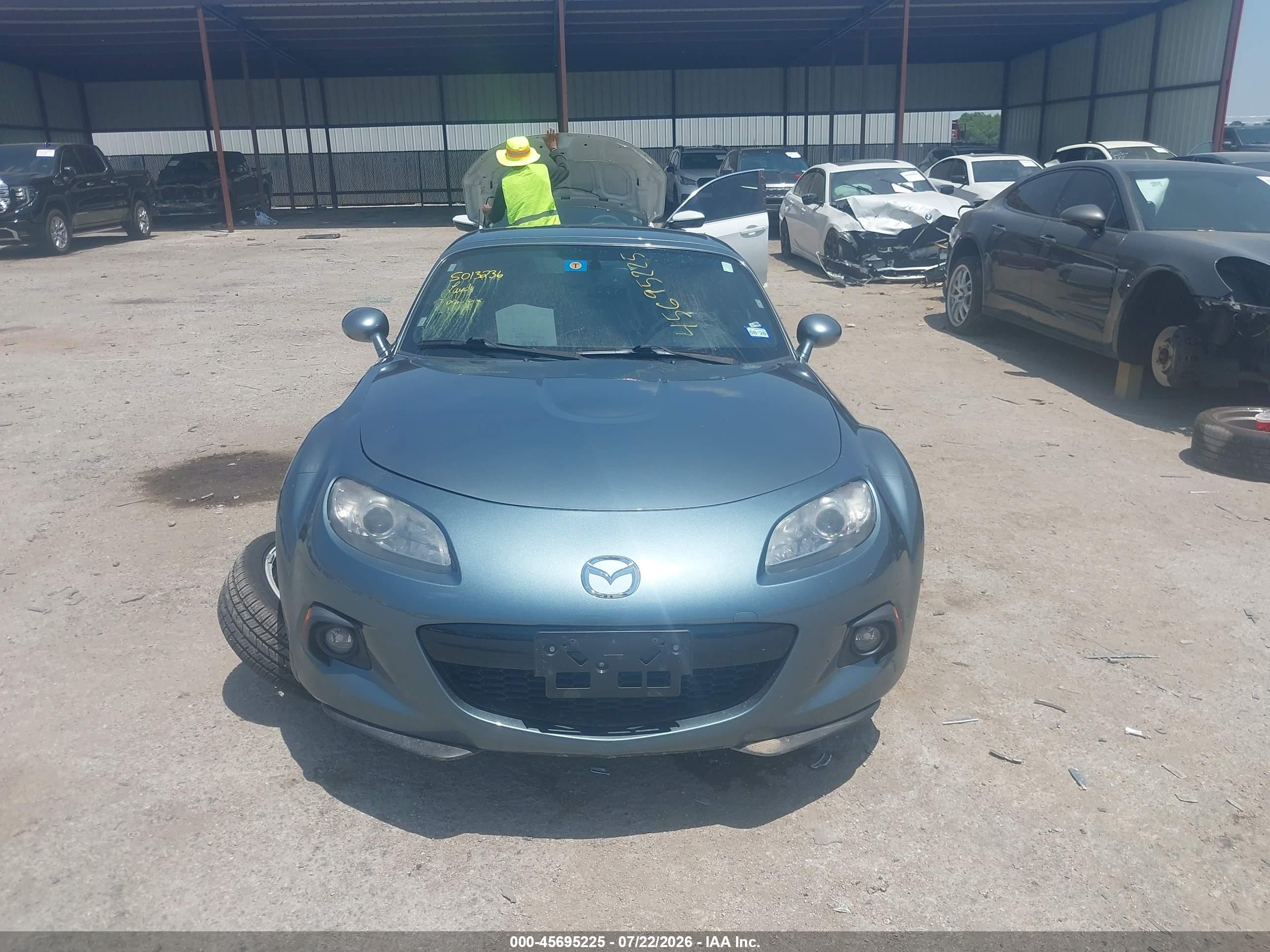 2013 Mazda Mx-5 Miata Grand Touring Blue vin: JM1NC2PFXD0230301