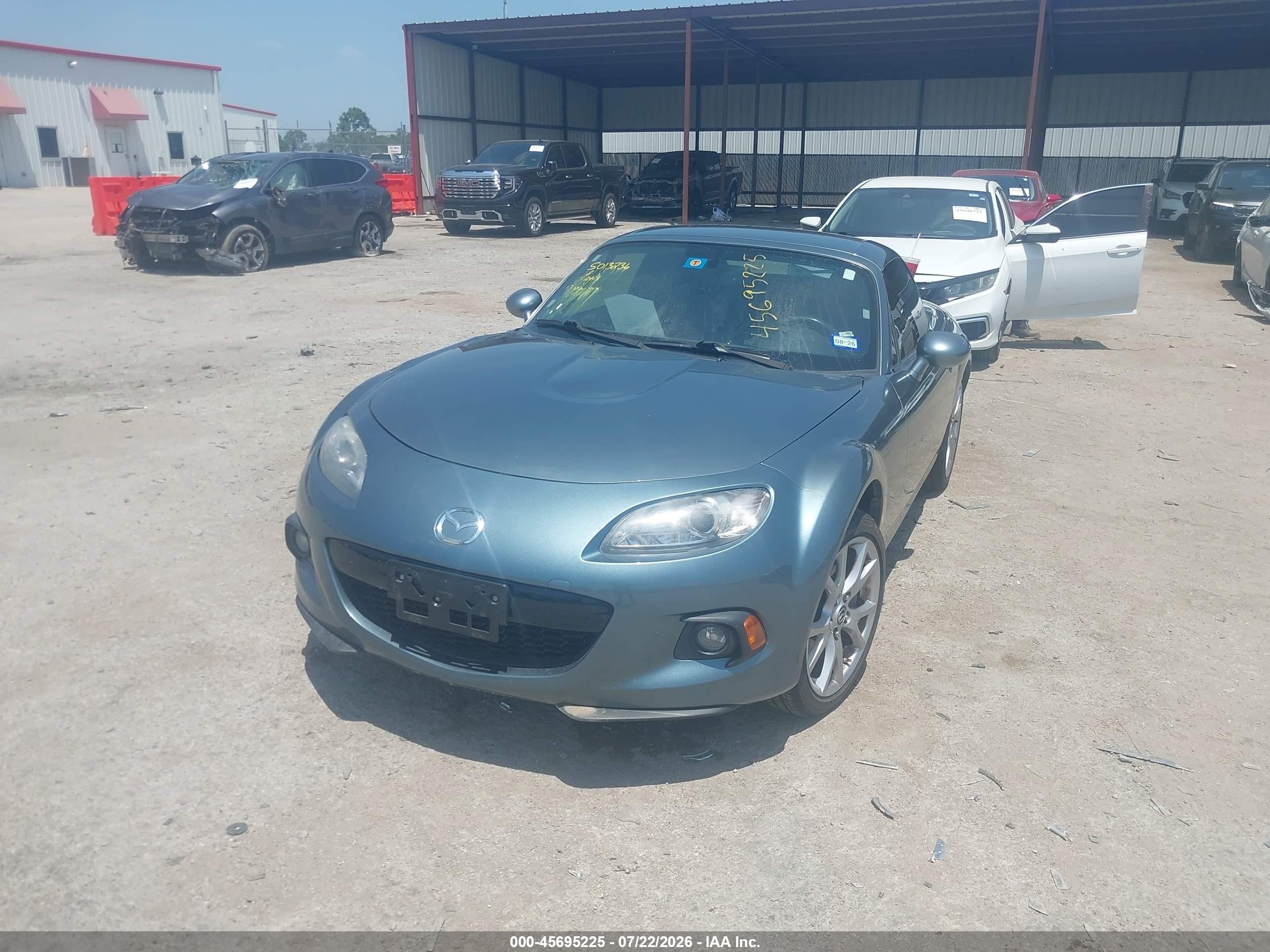 2013 Mazda Mx-5 Miata Grand Touring Blue vin: JM1NC2PFXD0230301