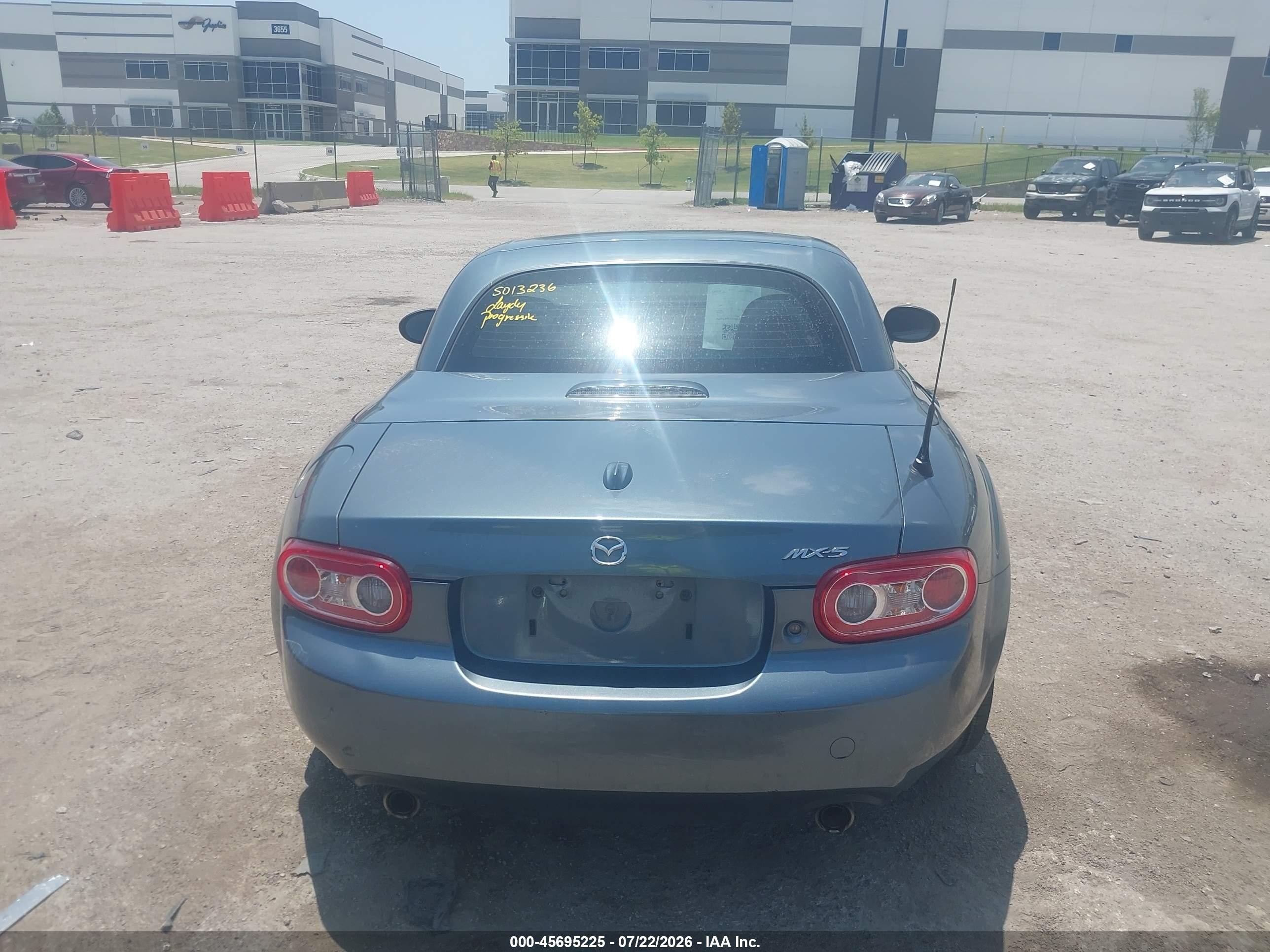 2013 Mazda Mx-5 Miata Grand Touring Blue vin: JM1NC2PFXD0230301