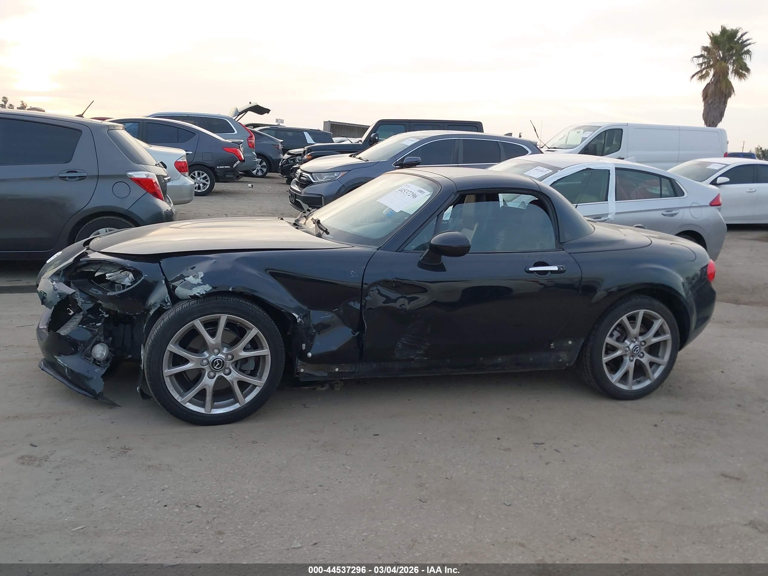 2014 Mazda Mx-5 Miata Grand Touring Black vin: JM1NC2PFXE0233846