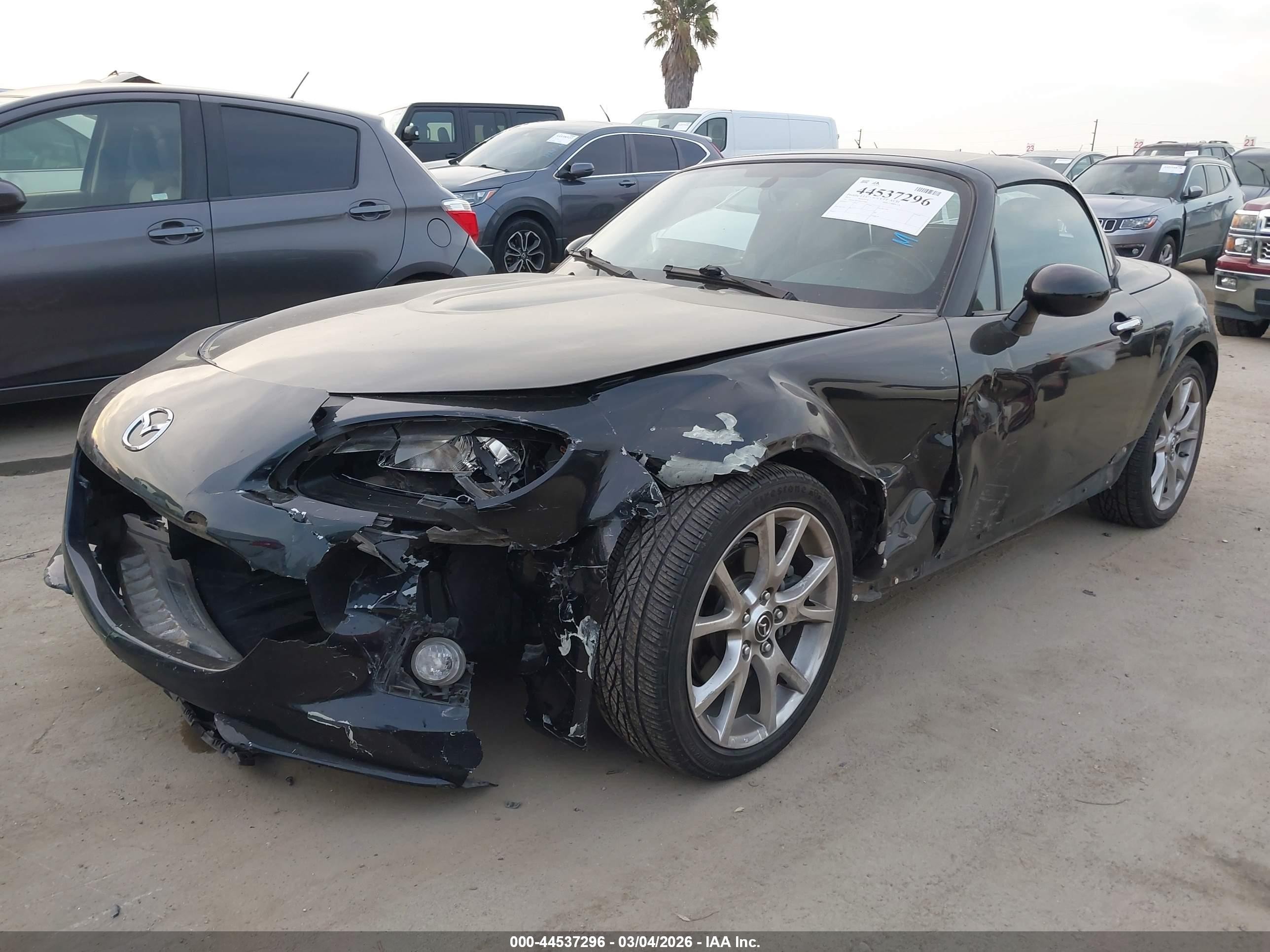 2014 Mazda Mx-5 Miata Grand Touring Black vin: JM1NC2PFXE0233846