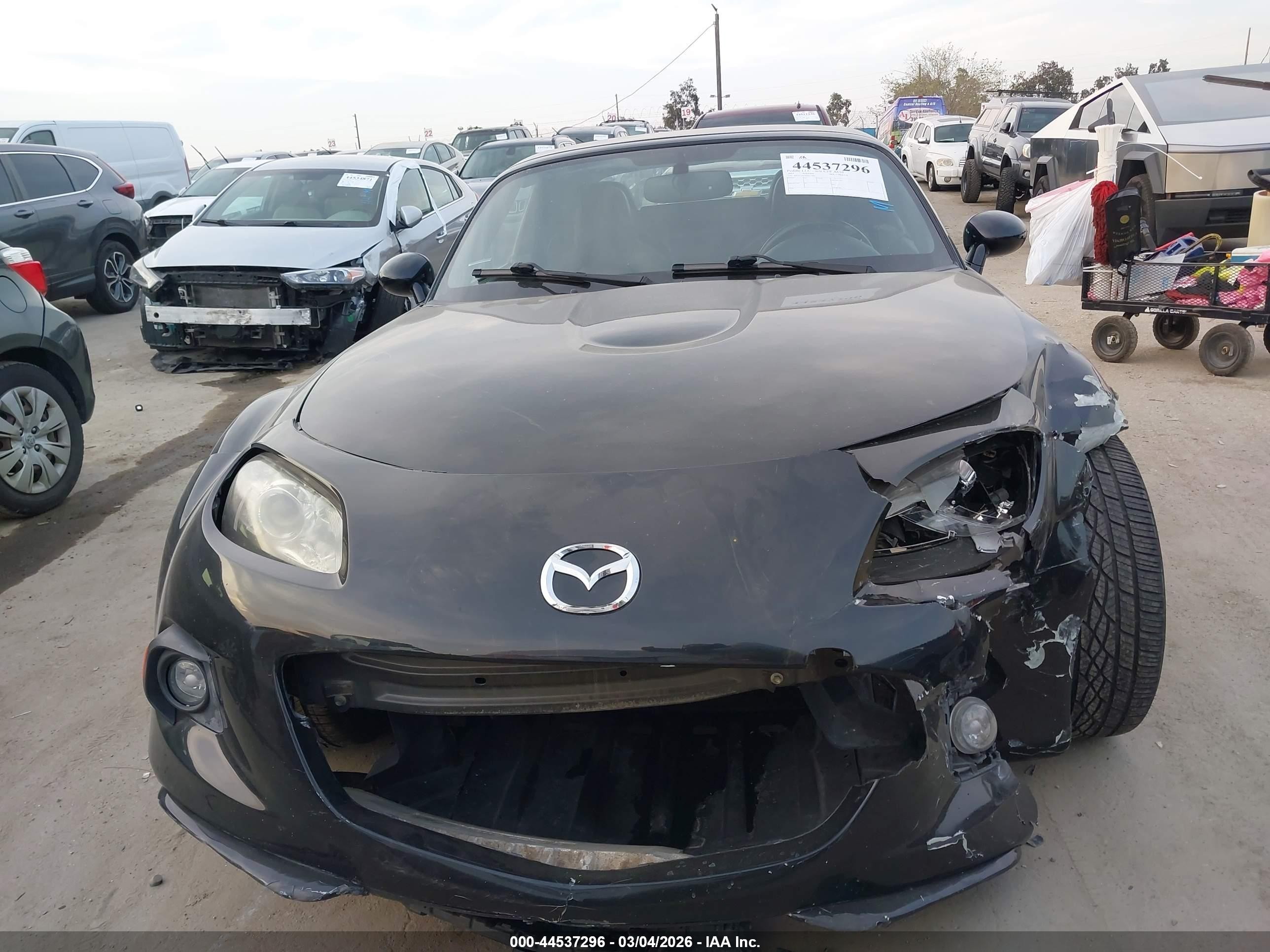 2014 Mazda Mx-5 Miata Grand Touring Black vin: JM1NC2PFXE0233846