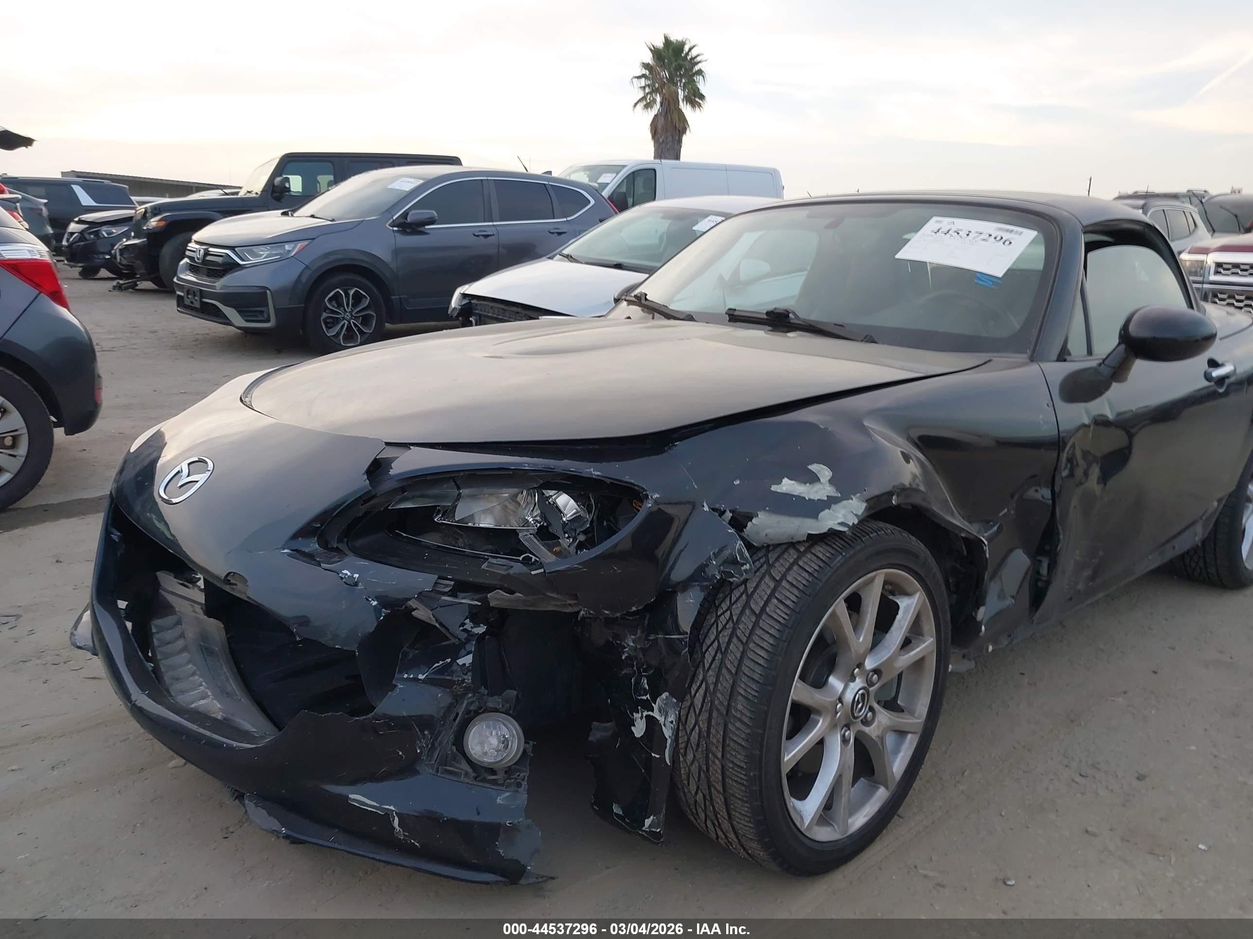 2014 Mazda Mx-5 Miata Grand Touring Black vin: JM1NC2PFXE0233846