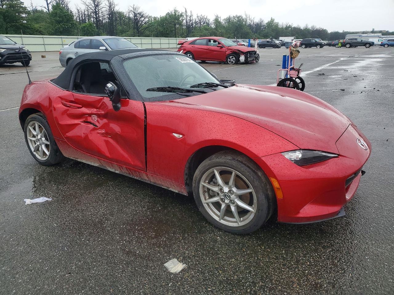 2016 Mazda Mx-5 Miata Sport Red vin: JM1NDAB71G0113847