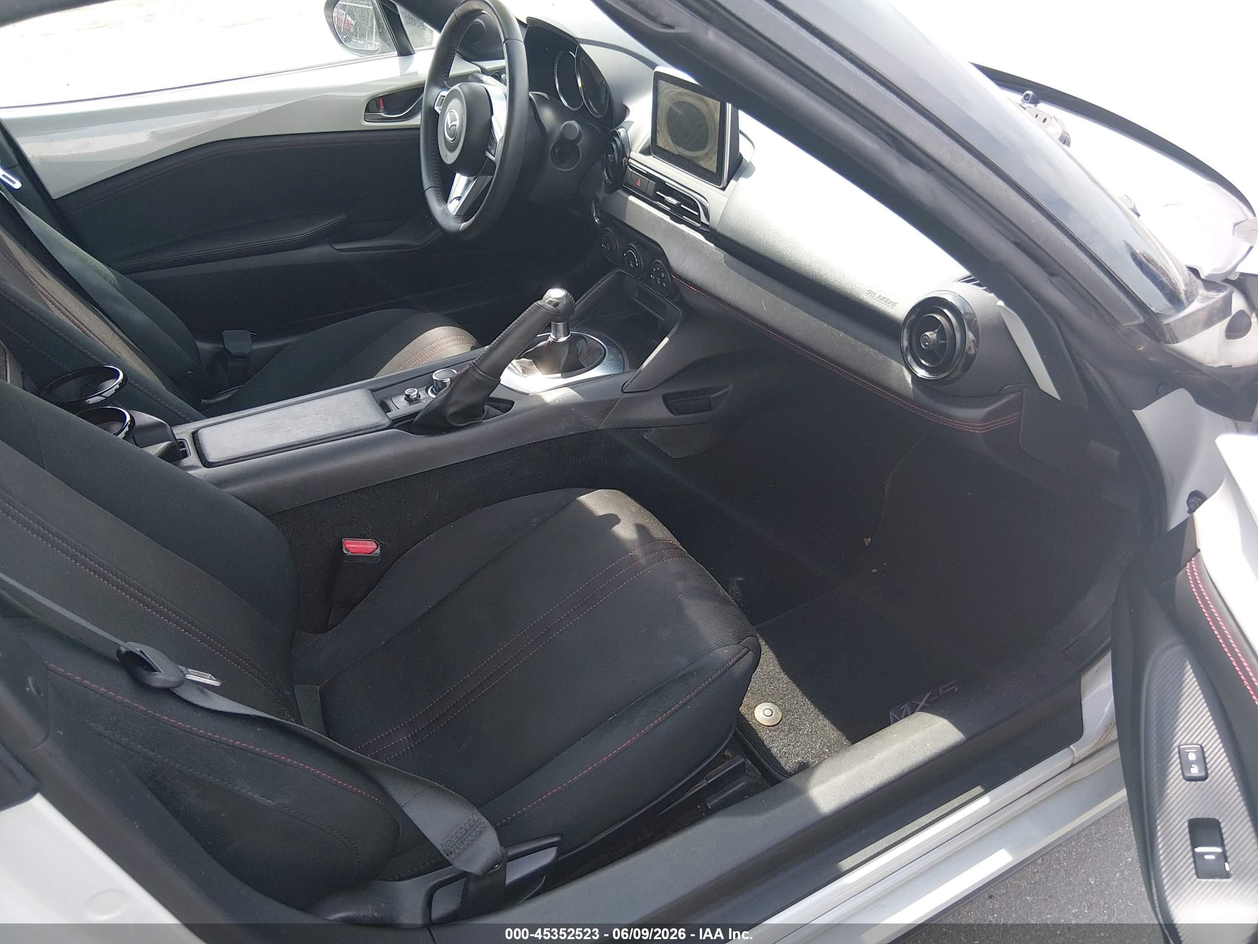 2016 Mazda Mx-5 Miata Club White vin: JM1NDAC75G0106351