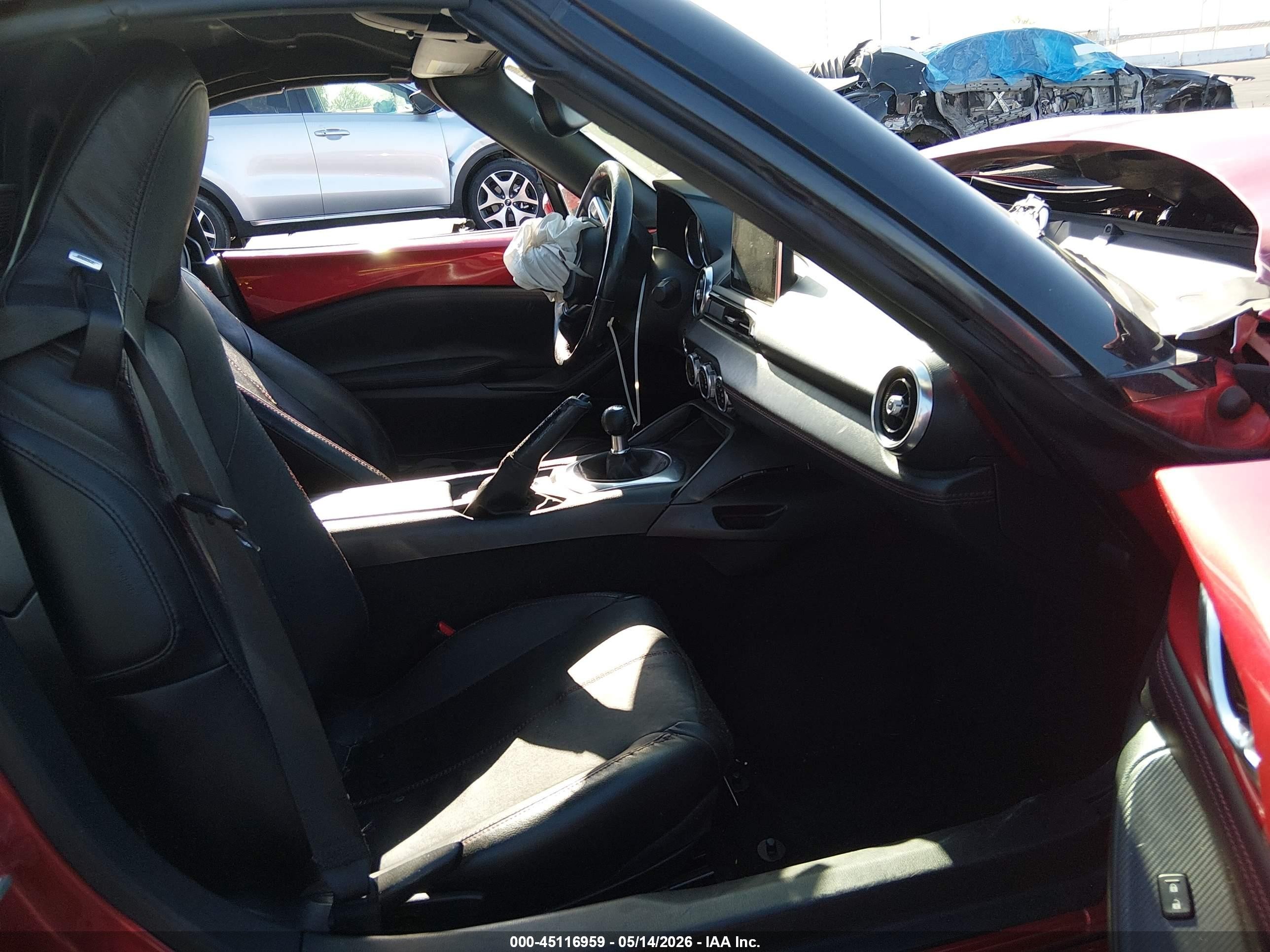 2016 Mazda Mx-5 Miata Grand Touring Red vin: JM1NDAD72G0110890