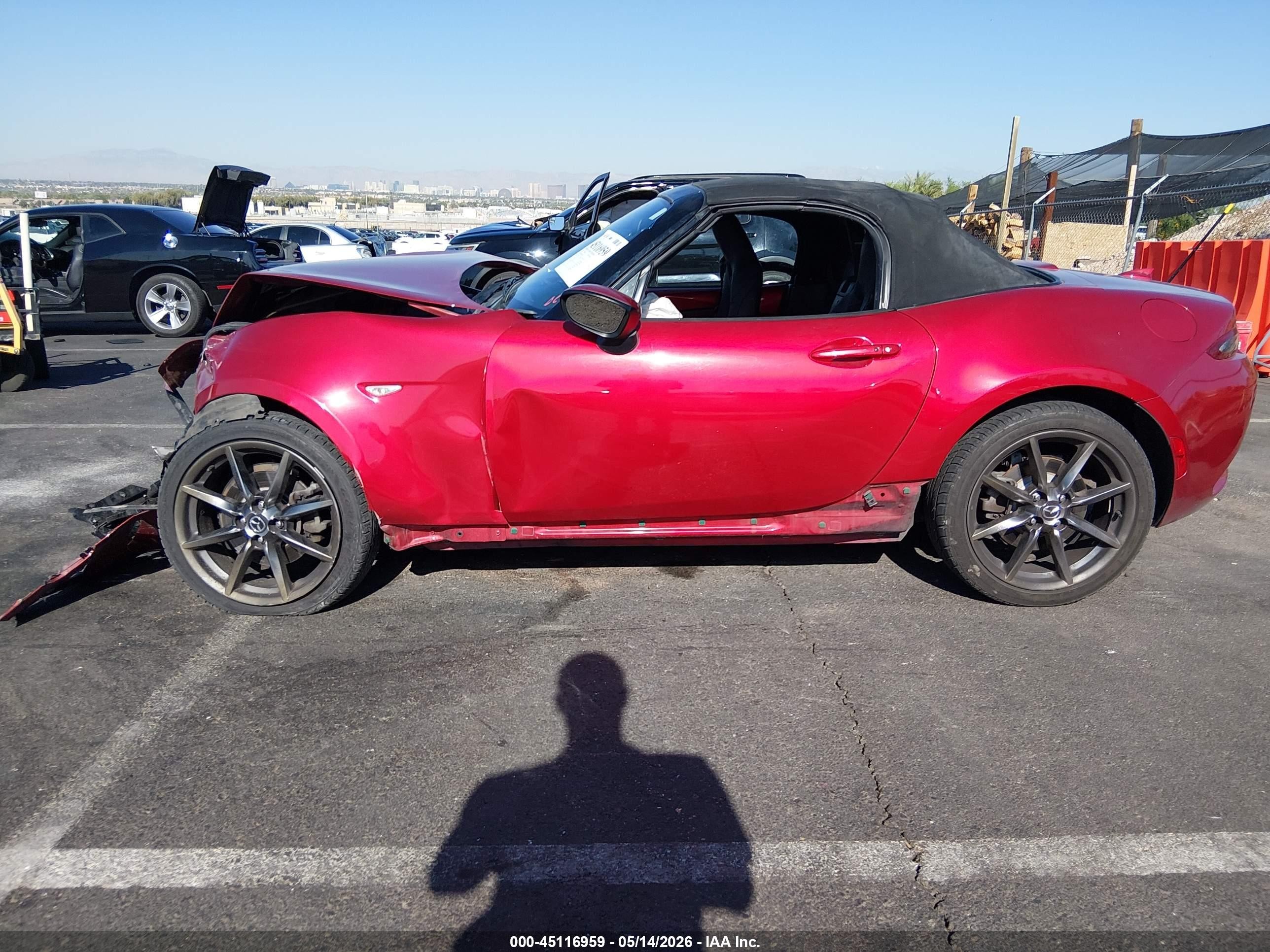2016 Mazda Mx-5 Miata Grand Touring Red vin: JM1NDAD72G0110890