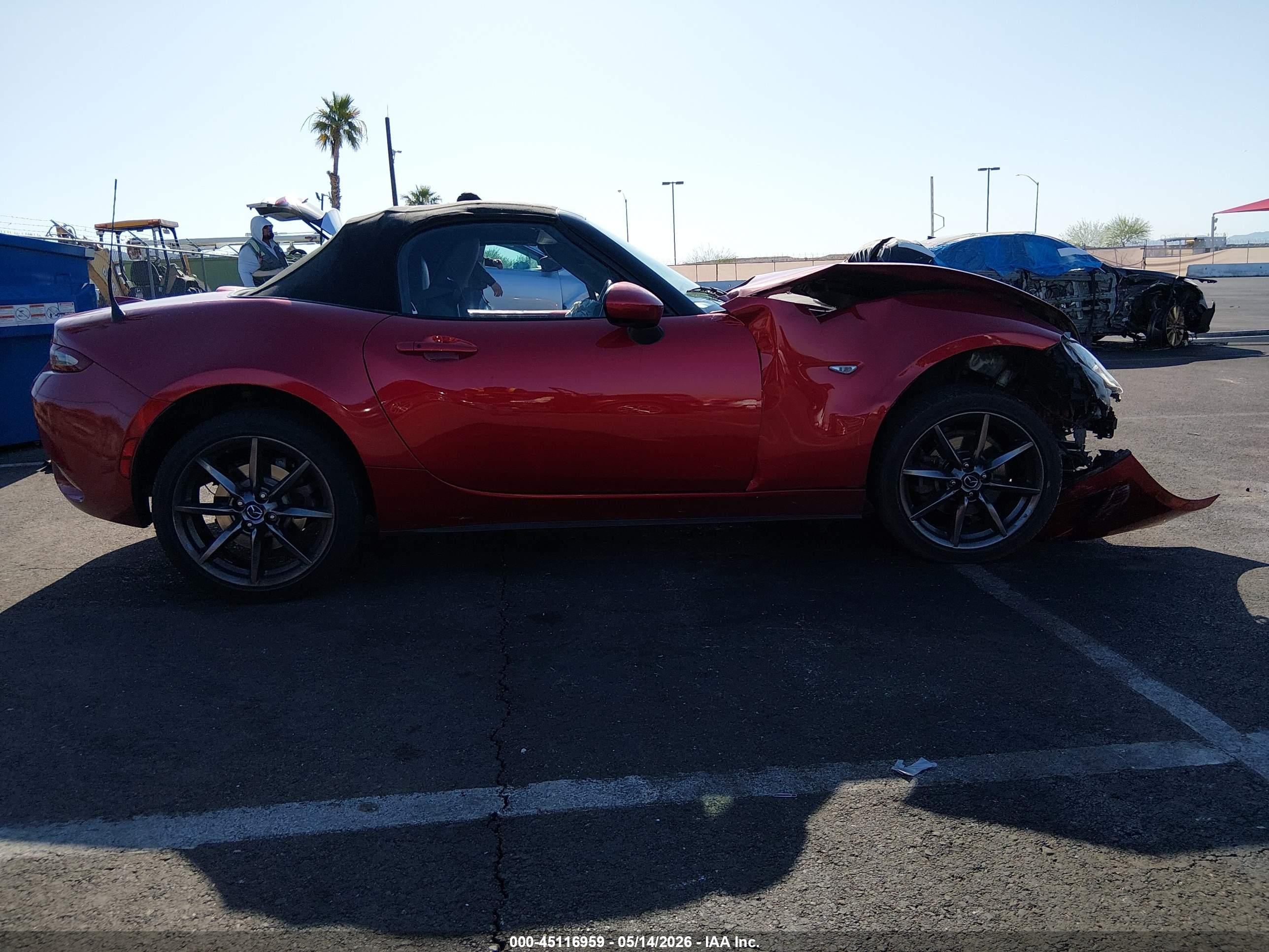 2016 Mazda Mx-5 Miata Grand Touring Red vin: JM1NDAD72G0110890