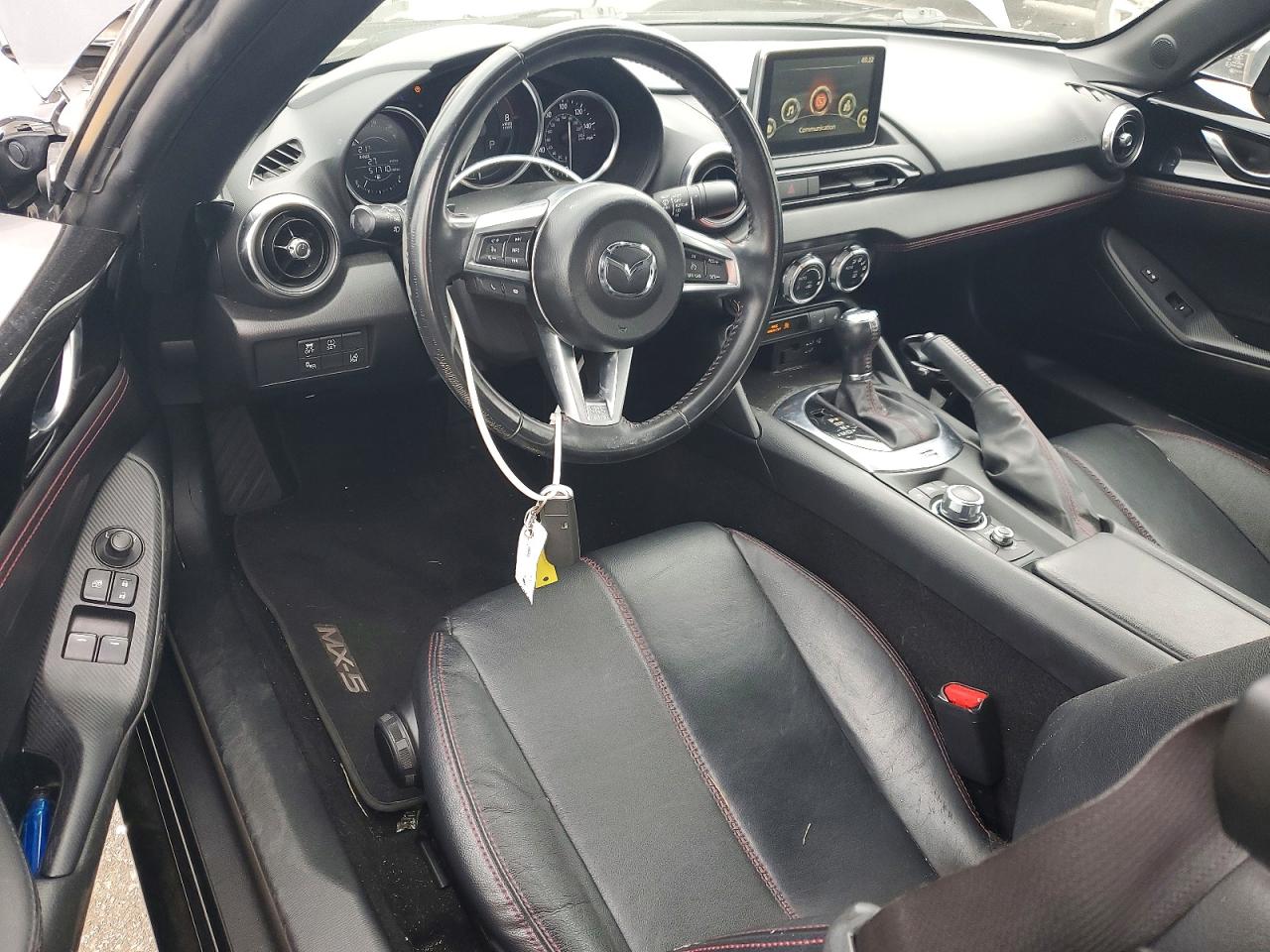 2017 Mazda Mx-5 Miata Grand Touring Черный vin: JM1NDAD72H0123866