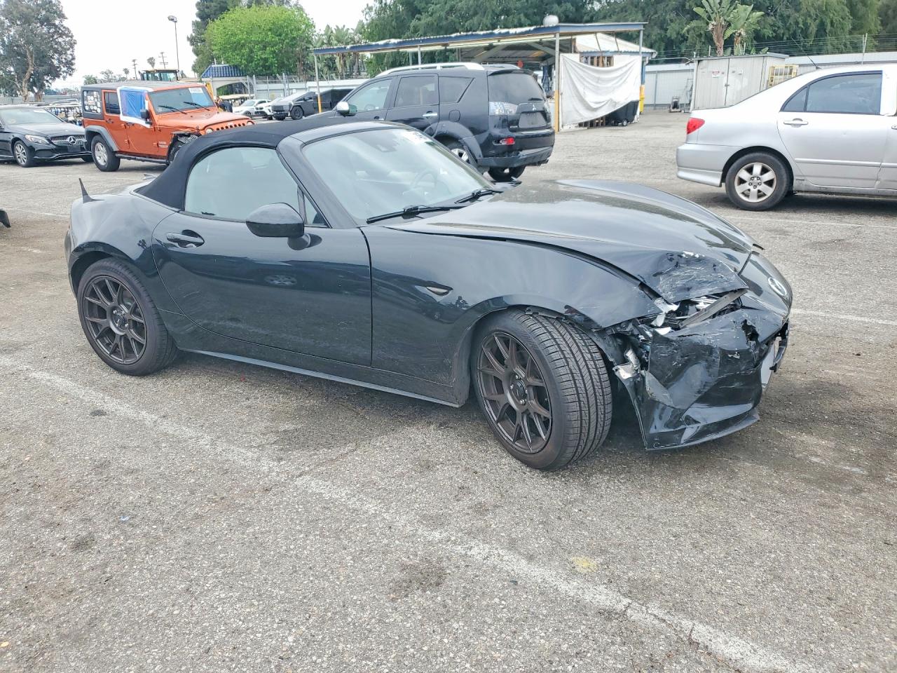 2017 Mazda Mx-5 Miata Grand Touring Черный vin: JM1NDAD72H0123866