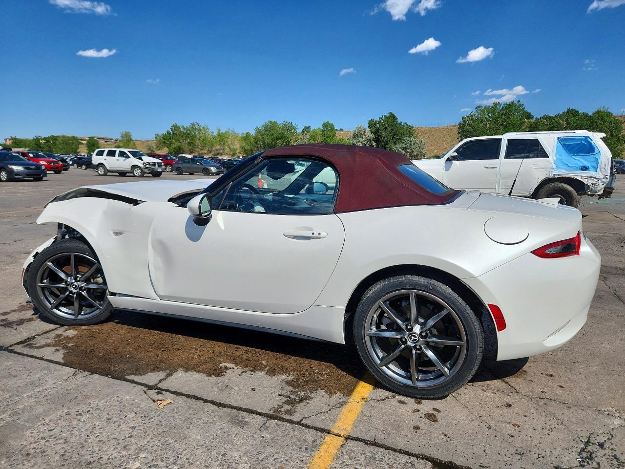 2018 Mazda Mx-5 Miata Grand Touring White vin: JM1NDAD74J0201764